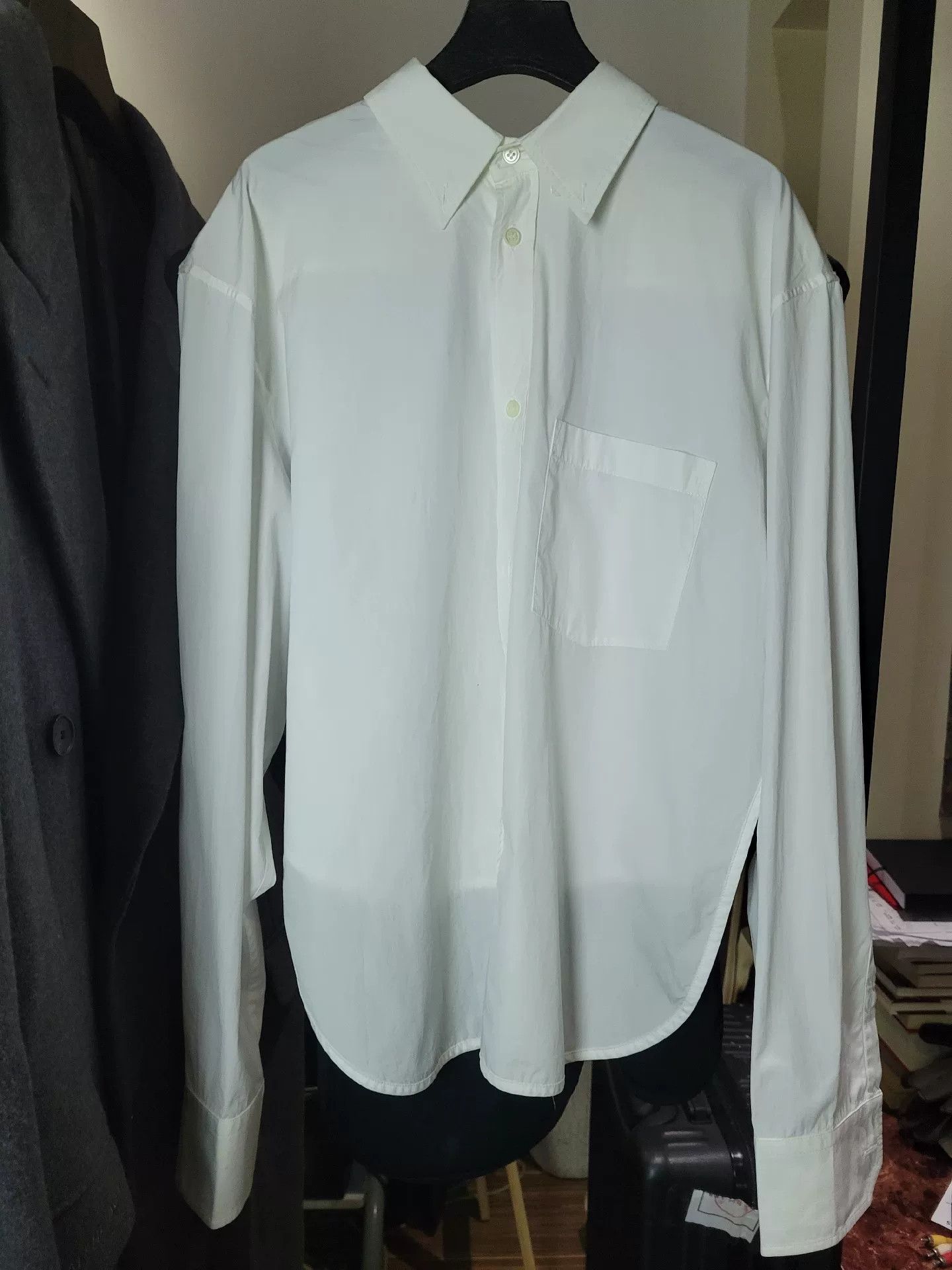 Balenciaga Balenciaga Biker Style Color Block Shirt Size US S / EU 44-46 / 1 - 5 Thumbnail