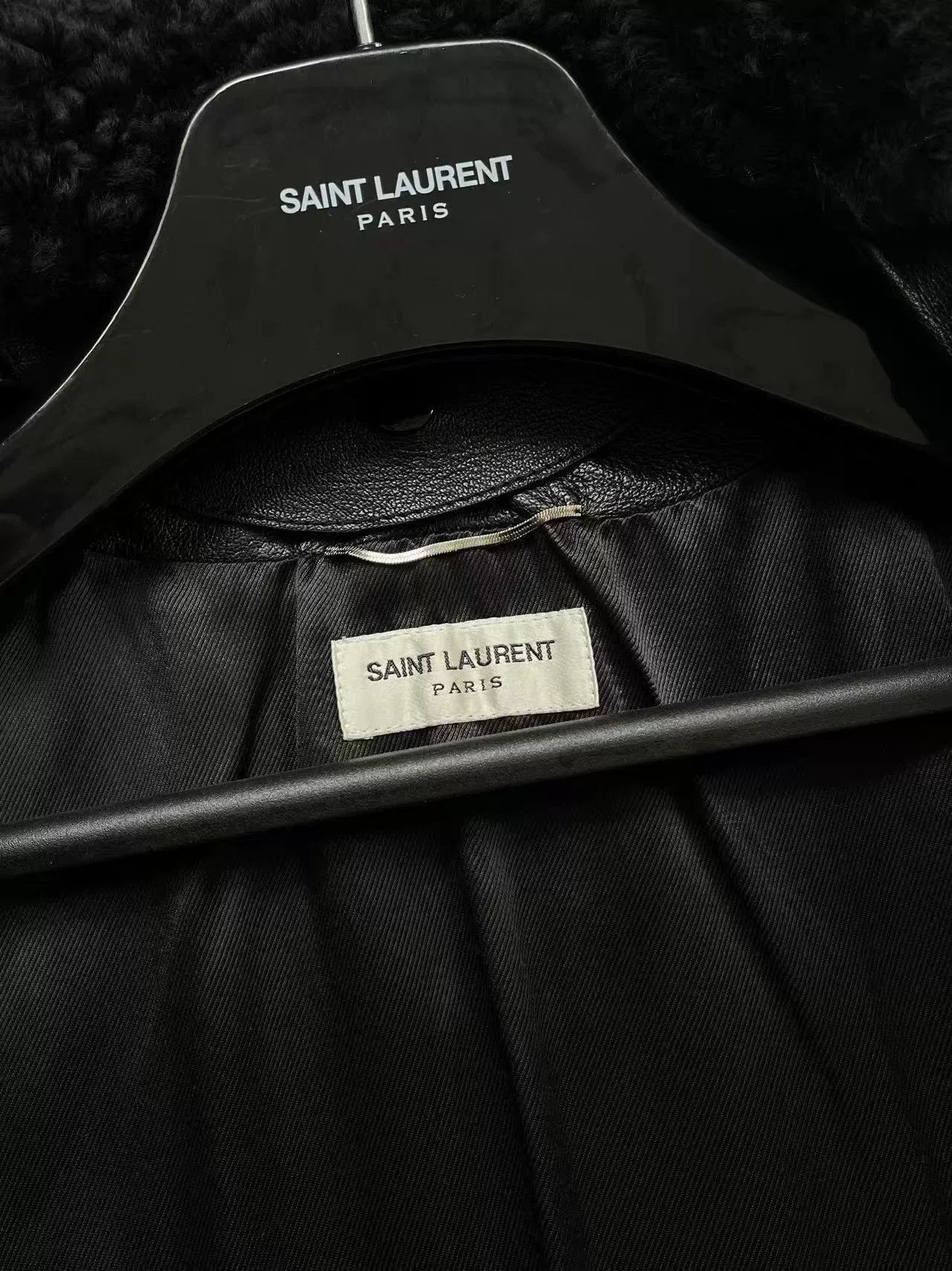 Saint Laurent Paris Saint Laurent Shearling Jacket with Removable Collar Size US M / EU 48-50 / 2 - 5 Thumbnail