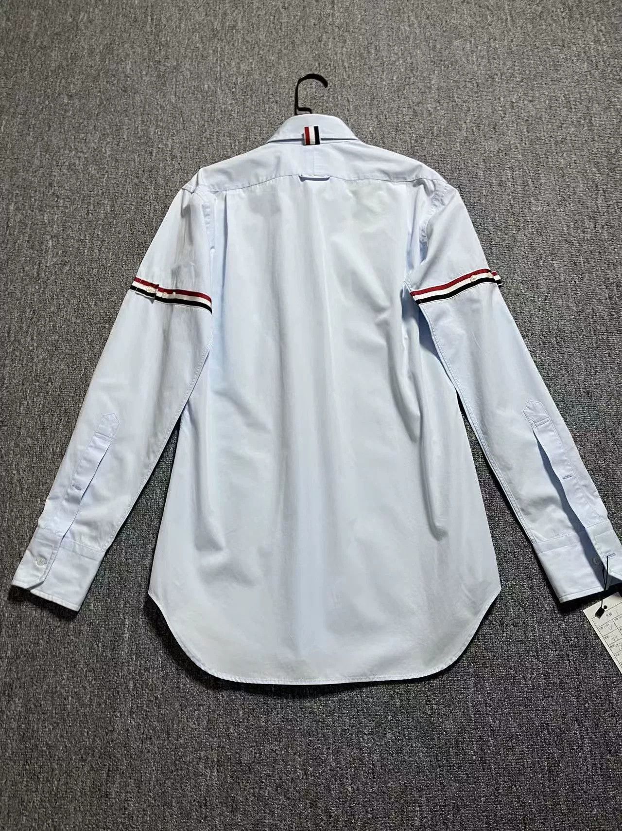 Thom Browne Thom Browne Blue Striped Shirt for Men Size US S / EU 44-46 / 1 - 2 Thumbnail