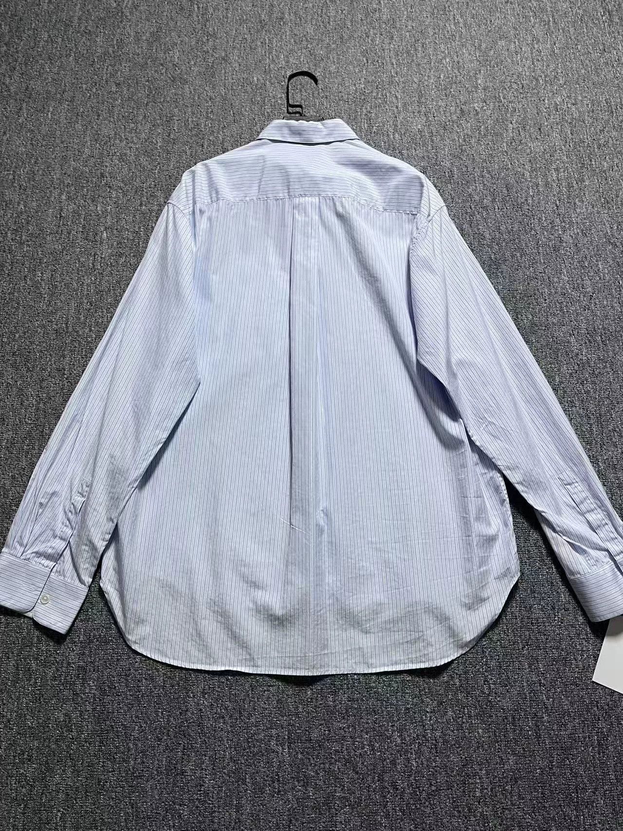 Dior Dior Striped Embroidered Logo Shirt Men Size US M / EU 48-50 / 2 - 2 Thumbnail