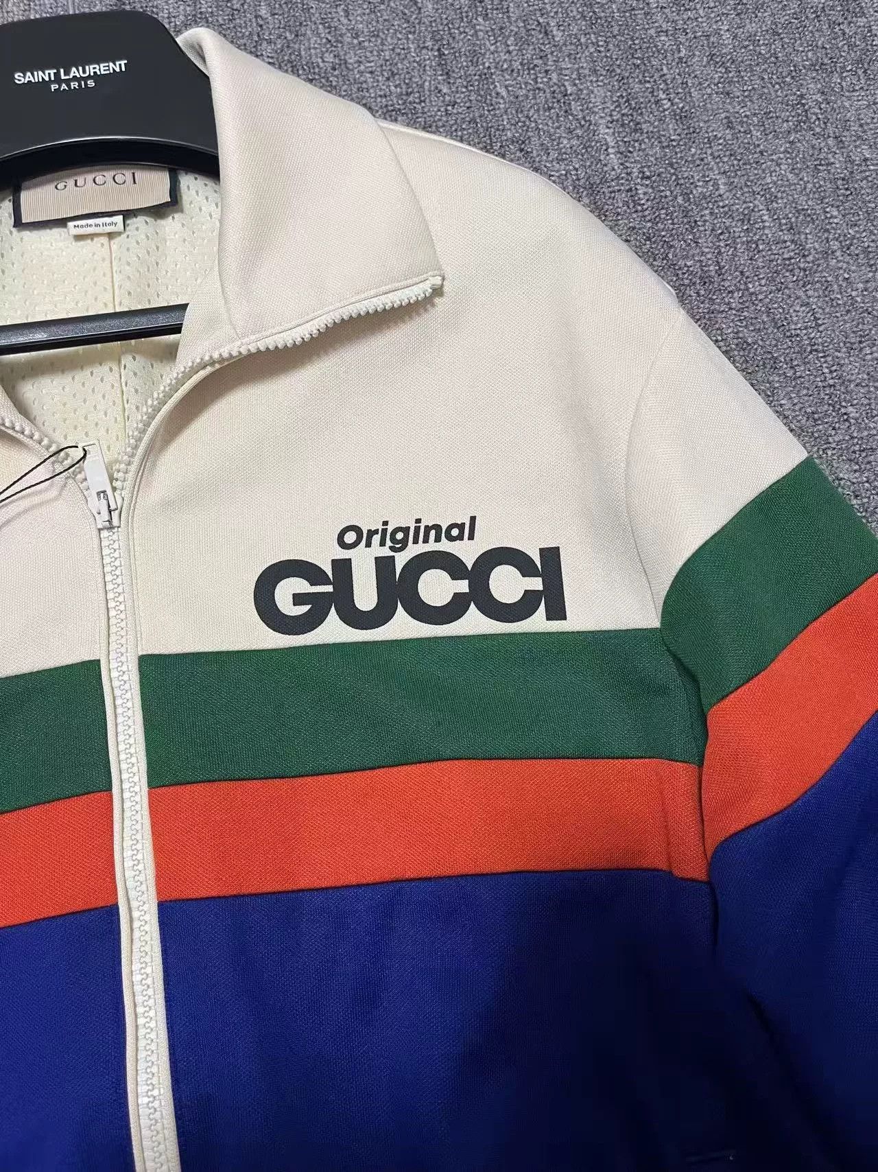 Gucci Gucci Colorblock Logo Casual Zip Jacket Size US XS / EU 42 / 0 - 3 Thumbnail