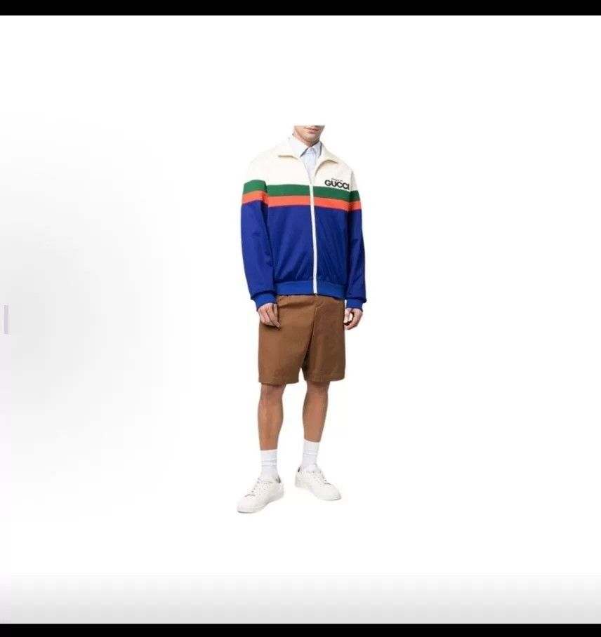 Gucci Gucci Colorblock Logo Casual Zip Jacket Size US XS / EU 42 / 0 - 9 Thumbnail