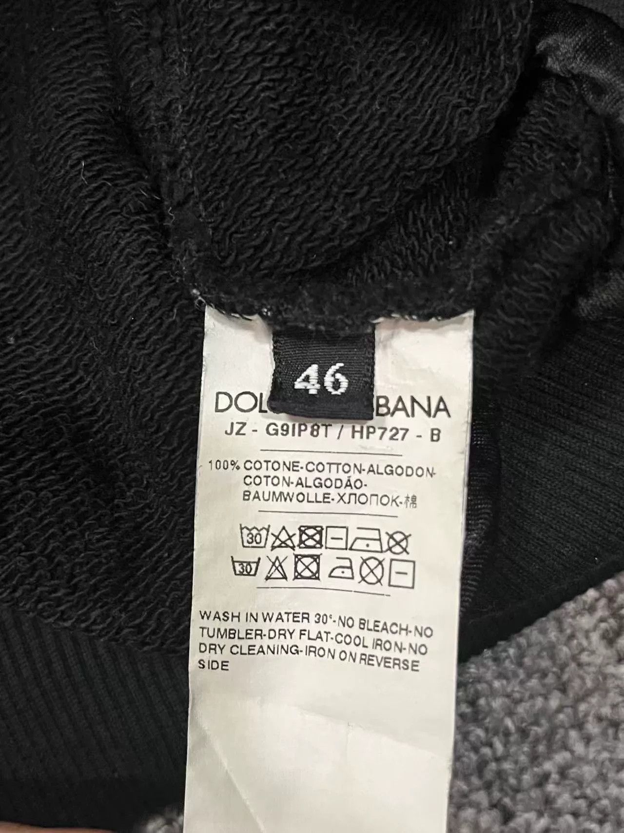 Dolce & Gabbana Dolce&Gabbana Black Logo Sweatshirt Size US S / EU 44-46 / 1 - 4 Thumbnail