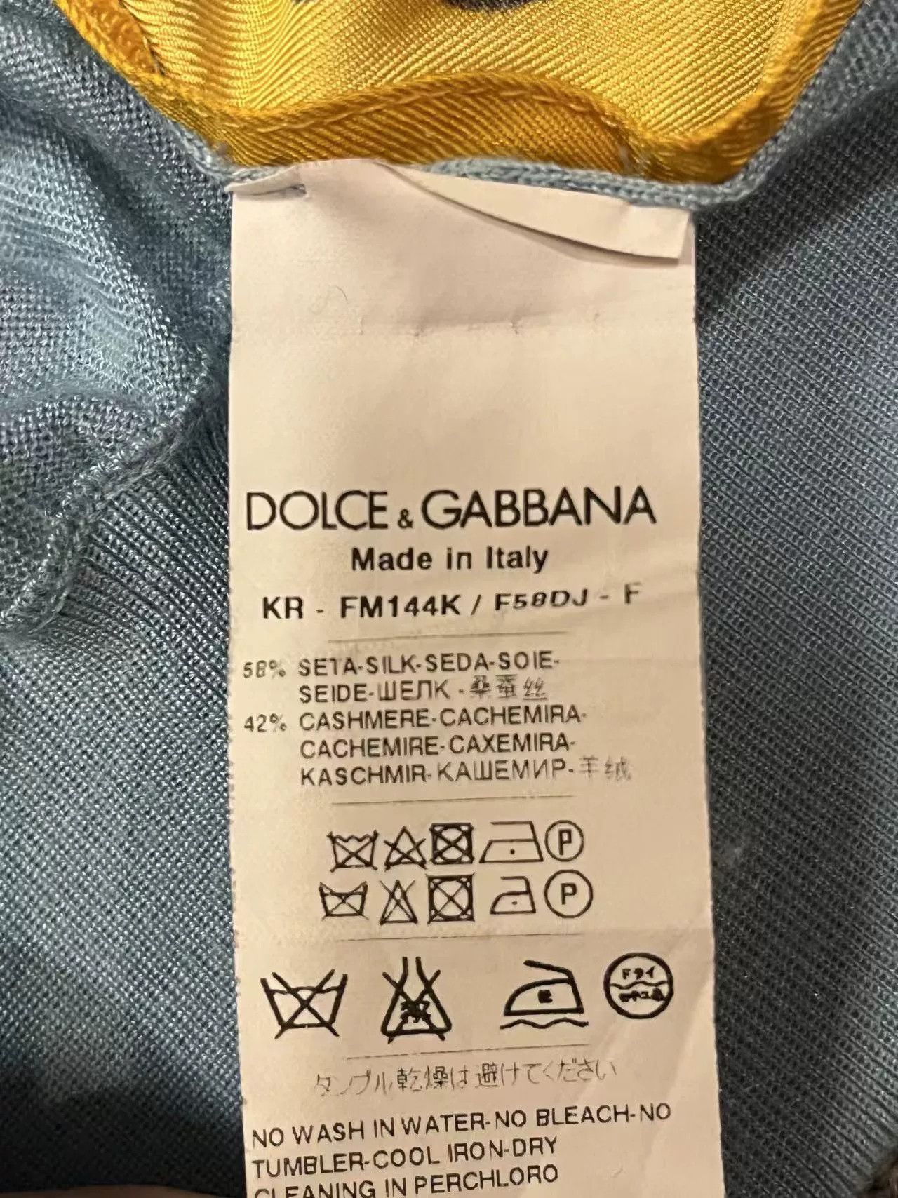 Dolce & Gabbana Dolce&Gabbana Cashmere Silk Sweatshirt Size XS / US 0-2 / IT 36-38 - 4 Thumbnail