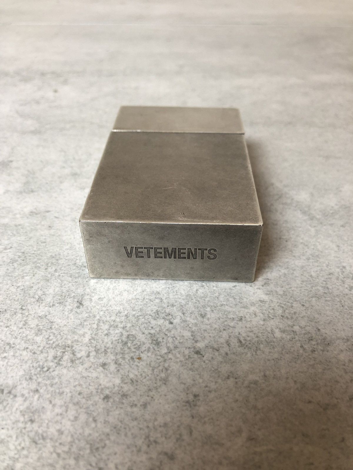Vetements OG Cigarette Case Silver
