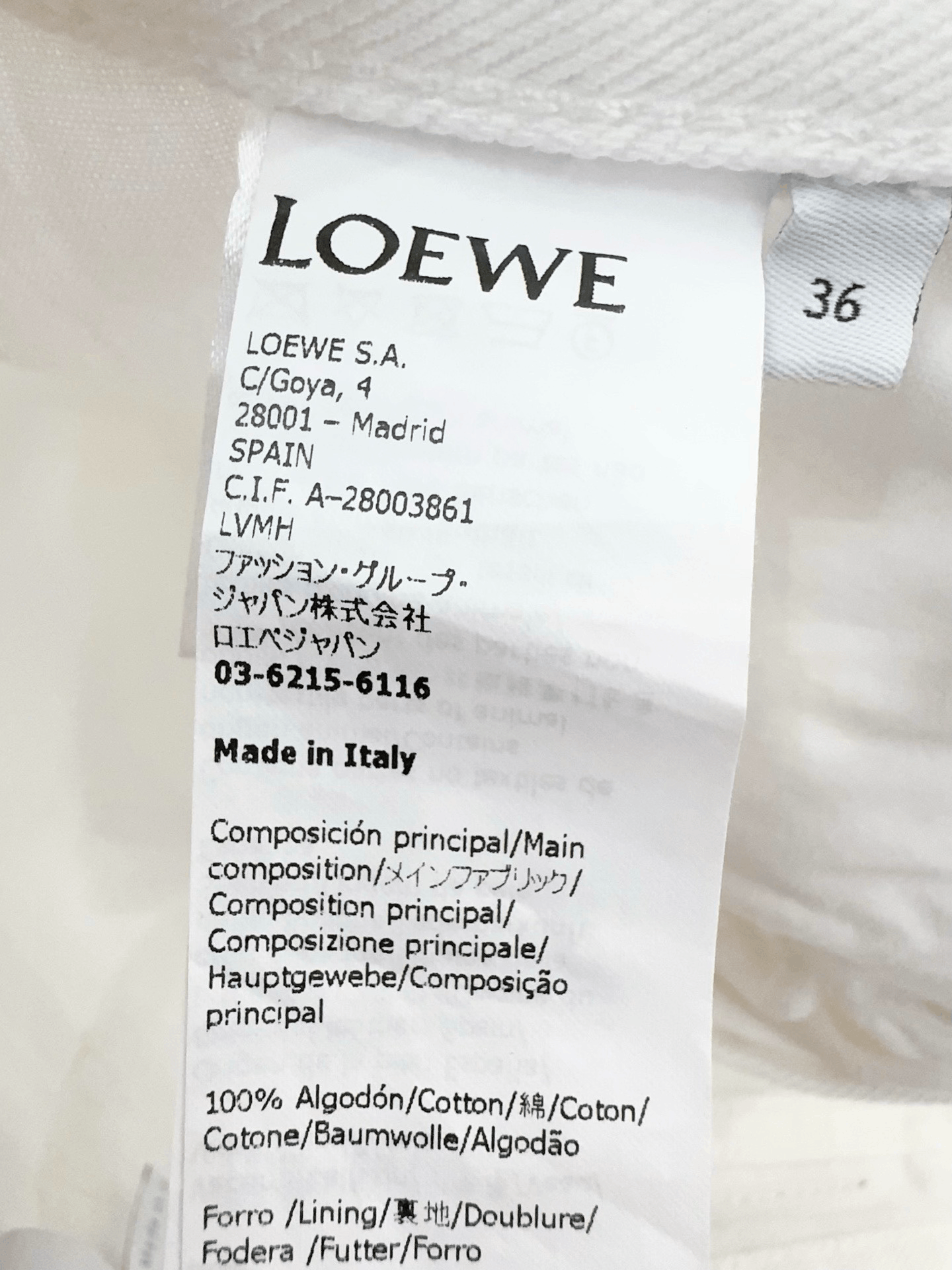 Loewe Loewe White Jeans Size 36" / US 14 / IT 50 - 6 Thumbnail