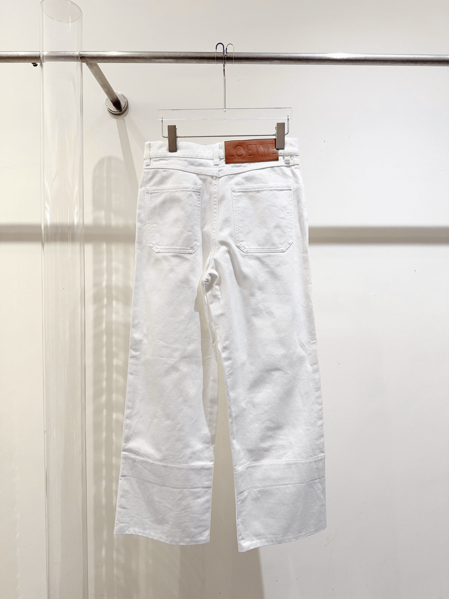 Loewe Loewe White Jeans Size 36" / US 14 / IT 50 - 4 Thumbnail
