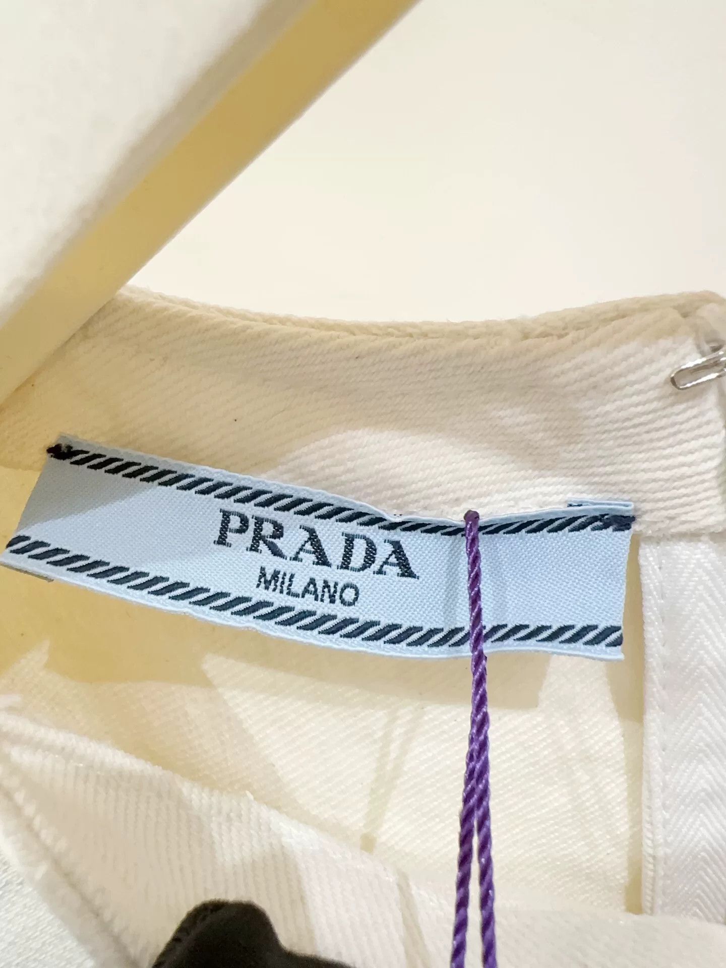 Prada Prada Denim Crop Top Size S / US 4 / IT 40 - 4 Thumbnail