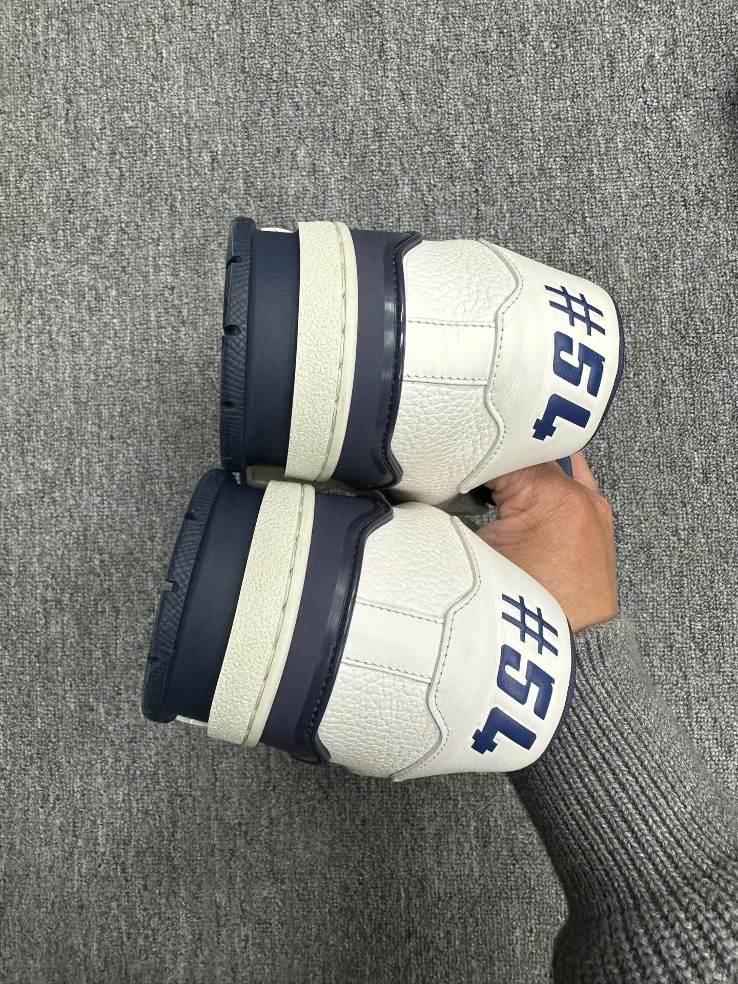 Louis Vuitton LV Trainer Navy Blue Size 43 Size US 10 / EU 43 - 4 Thumbnail
