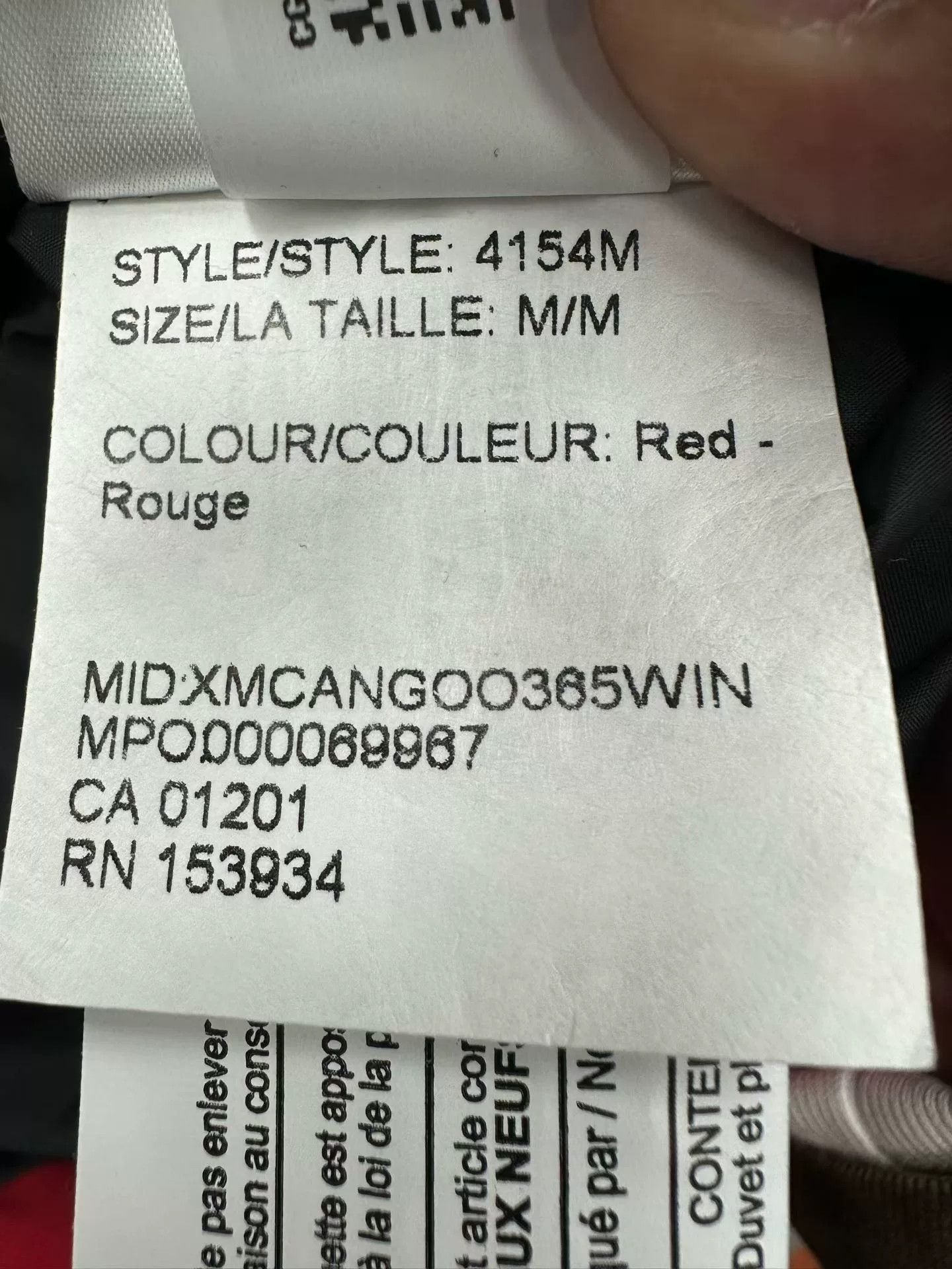 Canada Goose Canada Goose Red Down Vest M Size US M / EU 48-50 / 2 - 3 Thumbnail