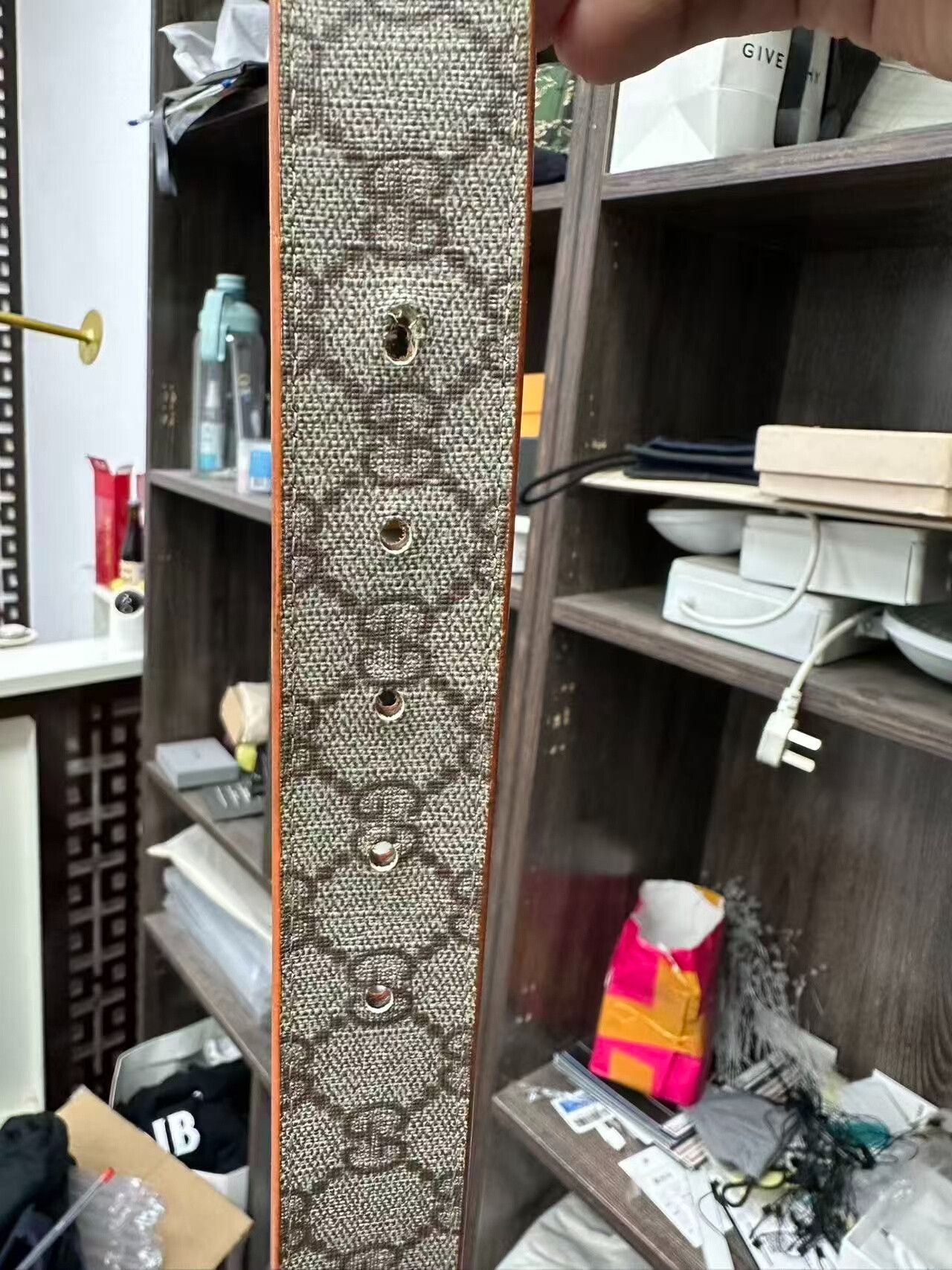 Gucci Gucci Double G All-Over Print Belt Size ONE SIZE - 4 Thumbnail