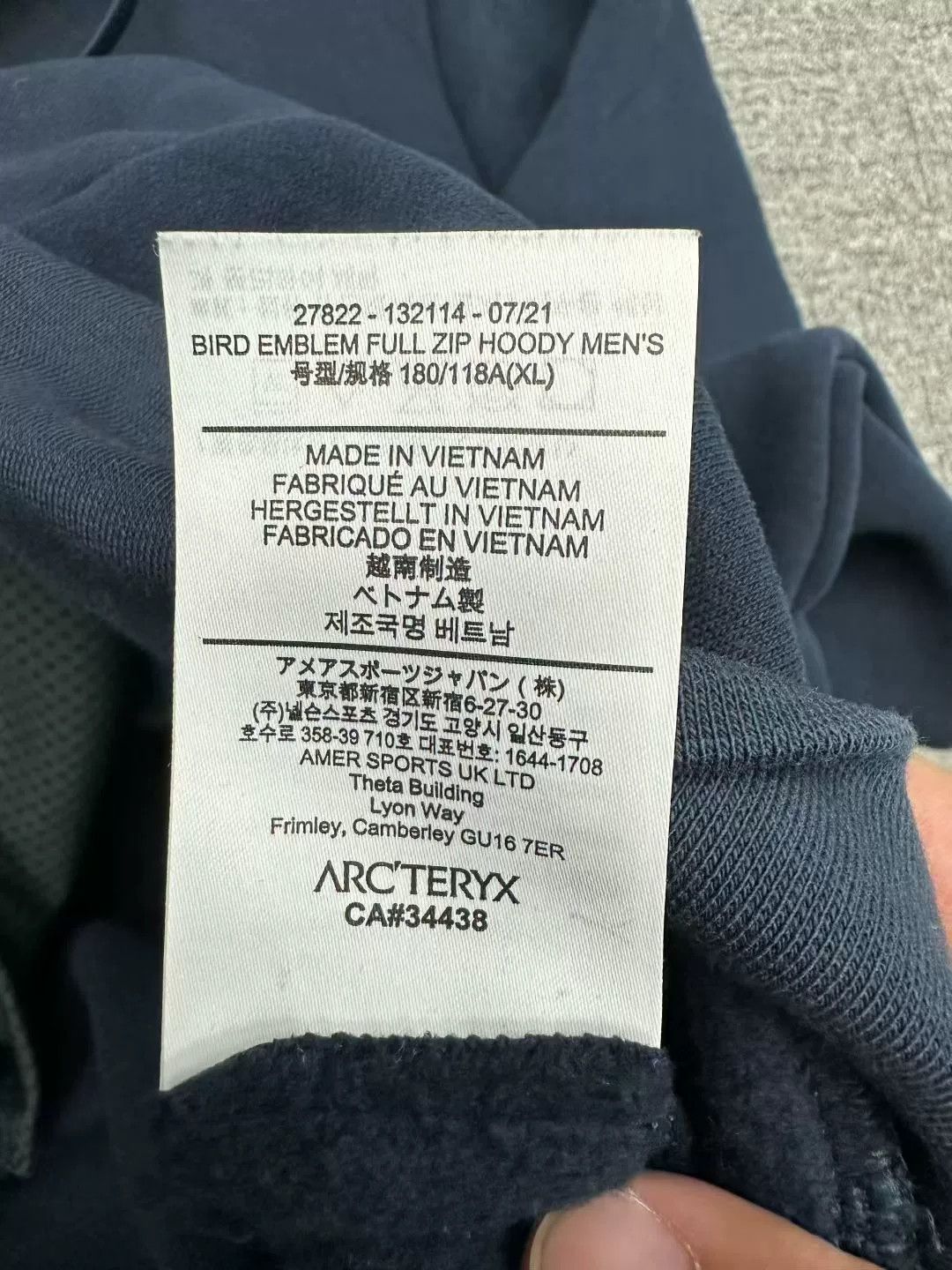 Arc'teryx Arc'teryx Bird Emblem Full Zip Hoodie Size US XL / EU 56 / 4 - 2 Thumbnail