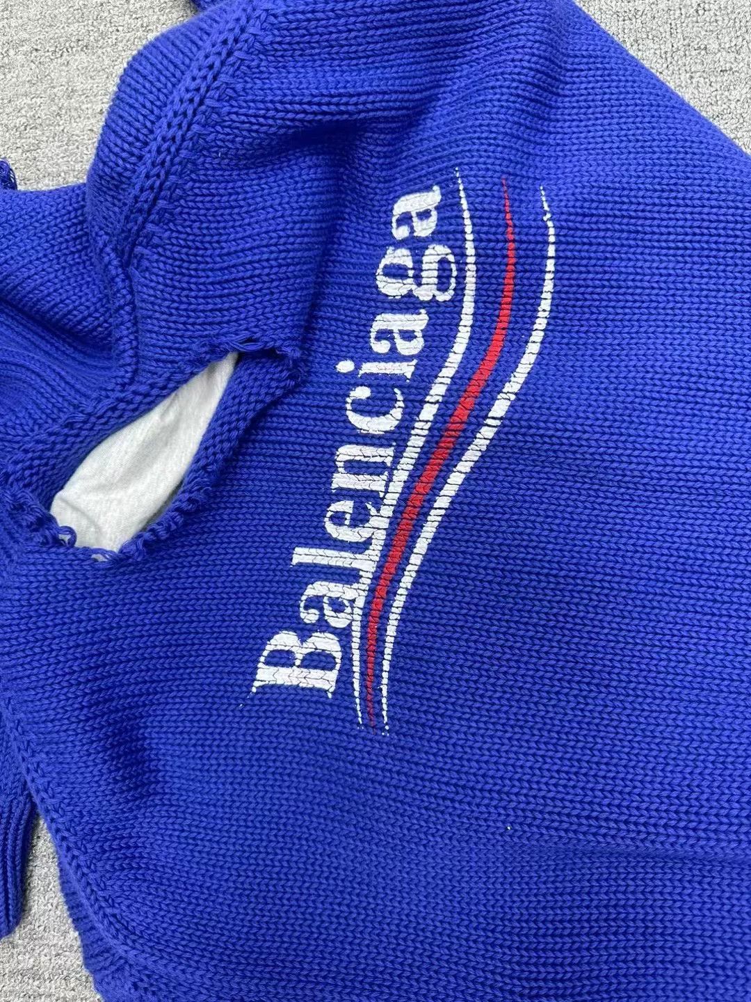 Balenciaga Balenciaga Distressed Fake Coke Two-Piece Sweater Size US M / EU 48-50 / 2 - 3 Thumbnail