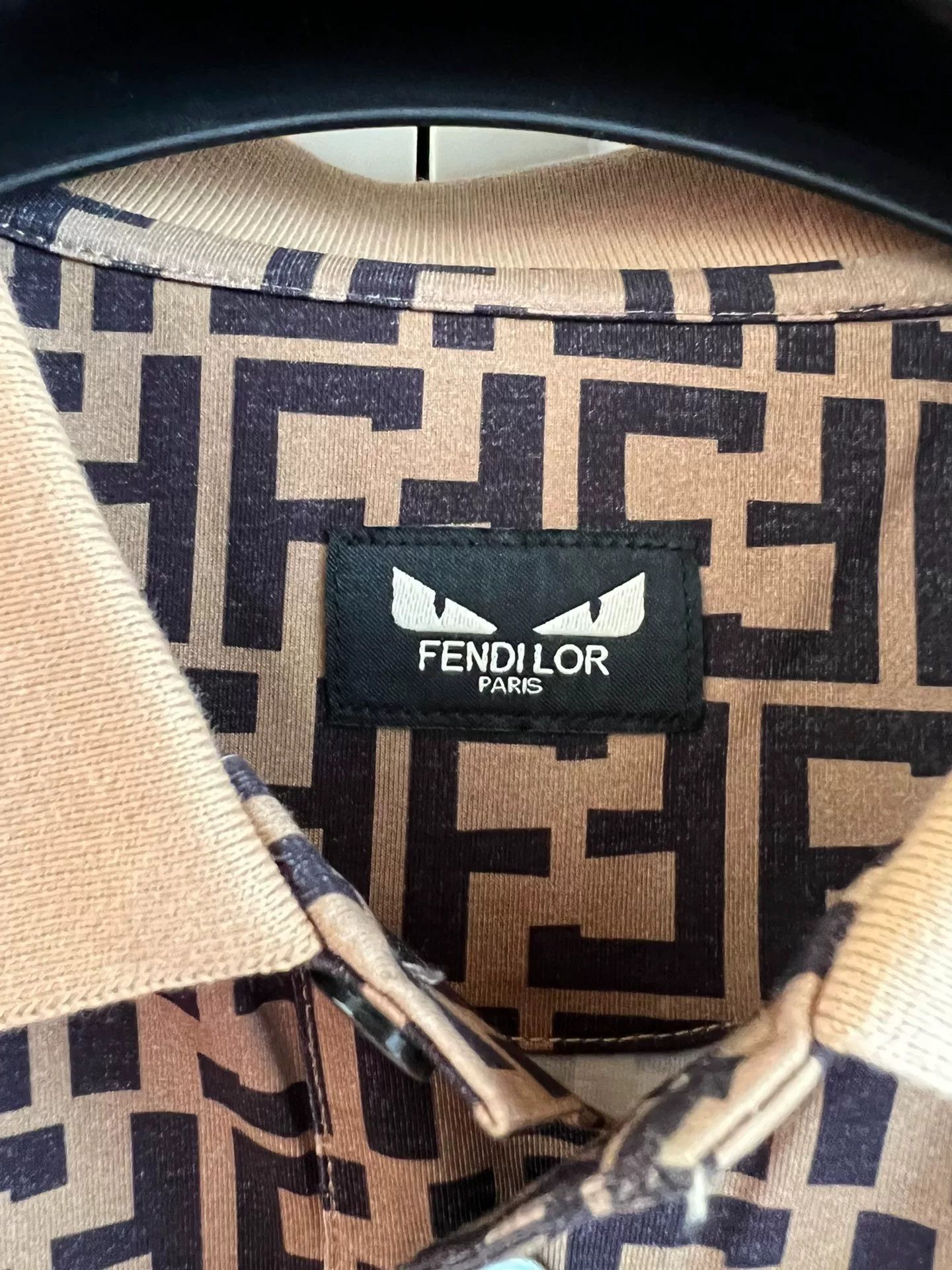 Fendi Fendi FF Logo Men's Polo Shirt Size US M / EU 48-50 / 2 - 3 Thumbnail
