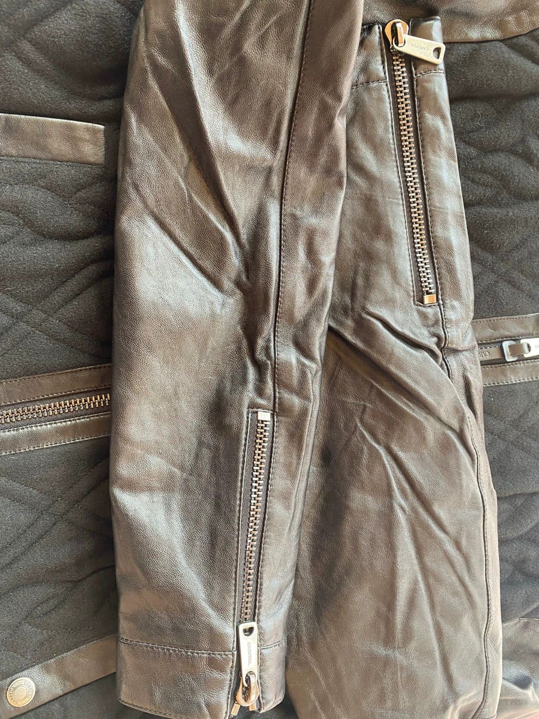 Carolina K Carsyda Sheepskin Cashmere Jacket Size US M / EU 48-50 / 2 - 4 Thumbnail