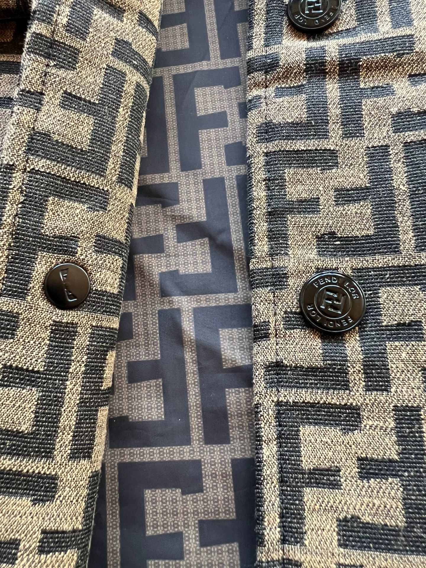 Fendi FENDI LOR Men's Classic FF Jacket Size US M / EU 48-50 / 2 - 5 Thumbnail