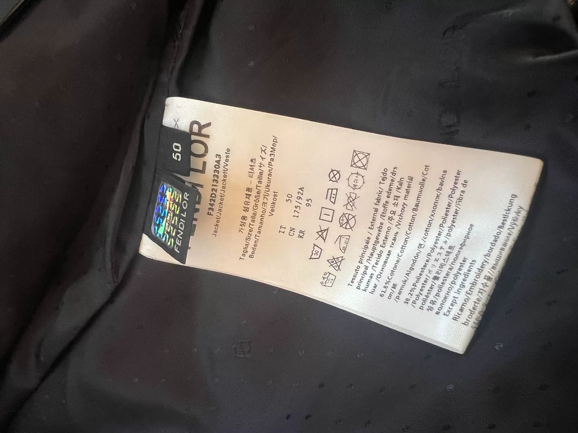 Fendi FENDI LOR FF Logo Jacket Coat Size US M / EU 48-50 / 2 - 6 Thumbnail