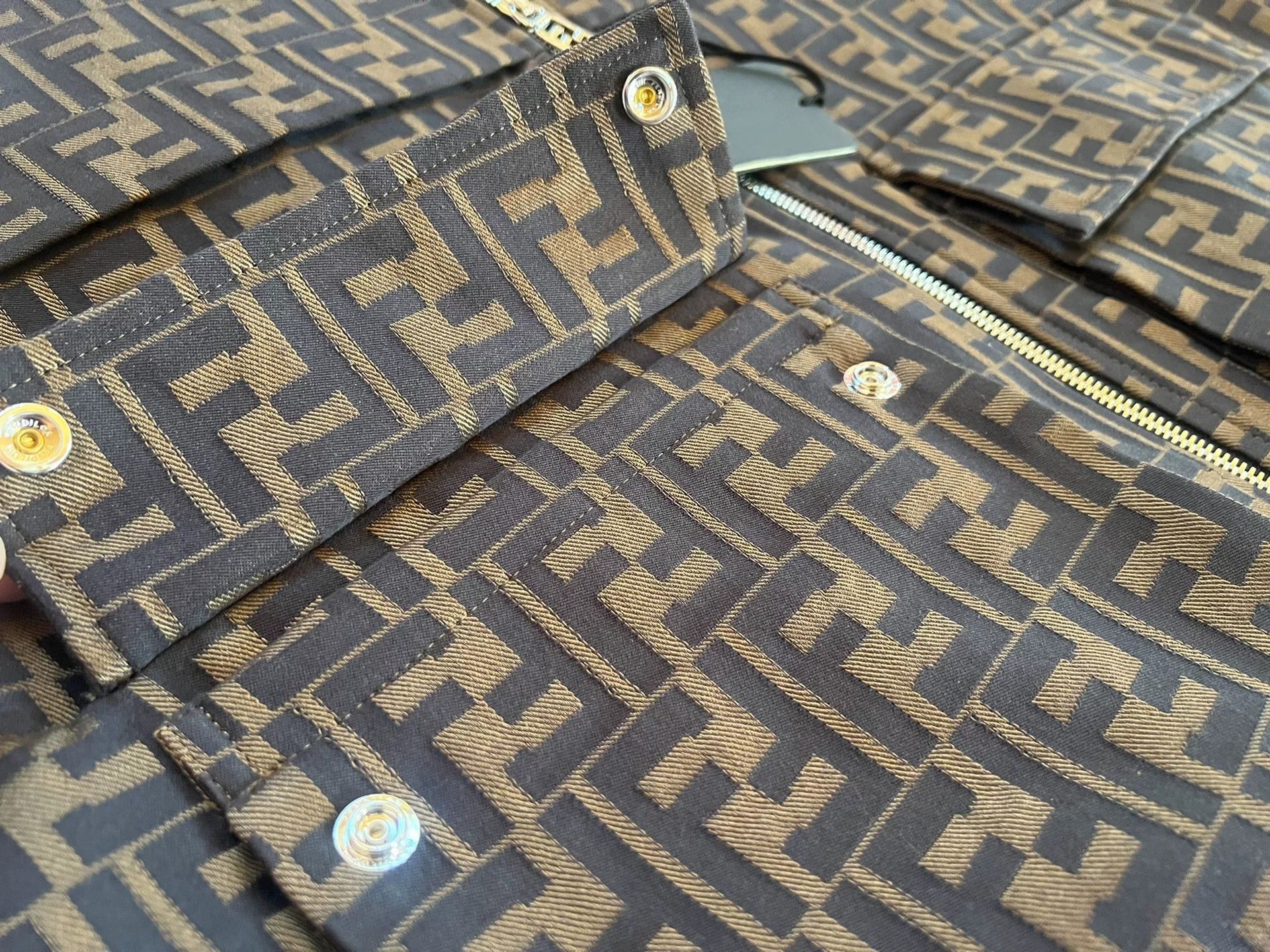 Fendi FENDI LOR FF Logo Jacket Coat Size US M / EU 48-50 / 2 - 4 Thumbnail