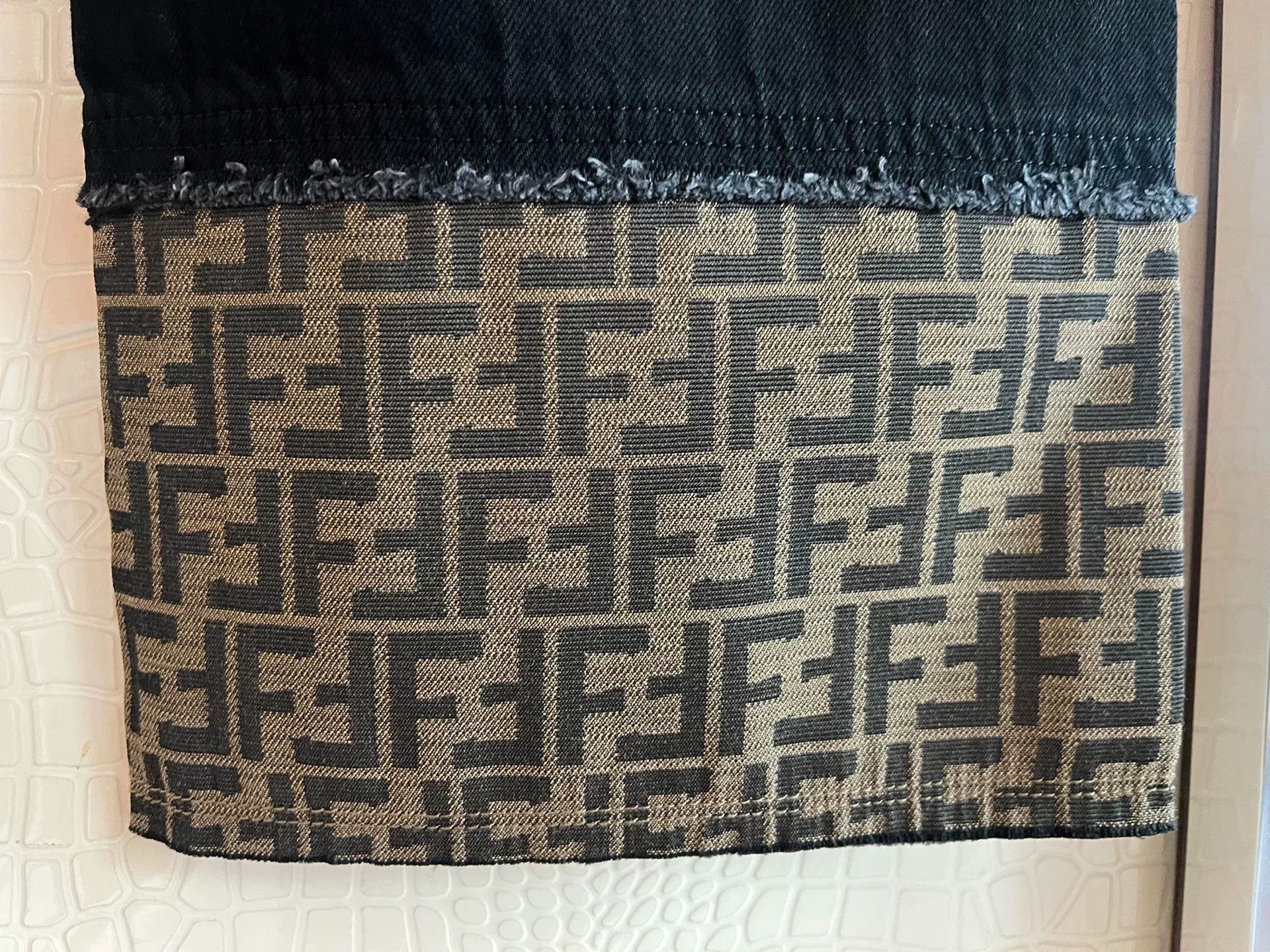 Fendi FENDI LOR Wide-Leg Women's Jeans Size 40" / US 18 - 4 Thumbnail