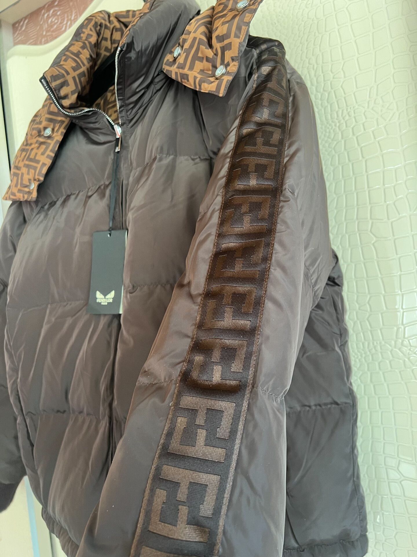 Fendi FENDI LOR FF Reversible Down Jacket Size S / US 4 / IT 40 - 5 Thumbnail