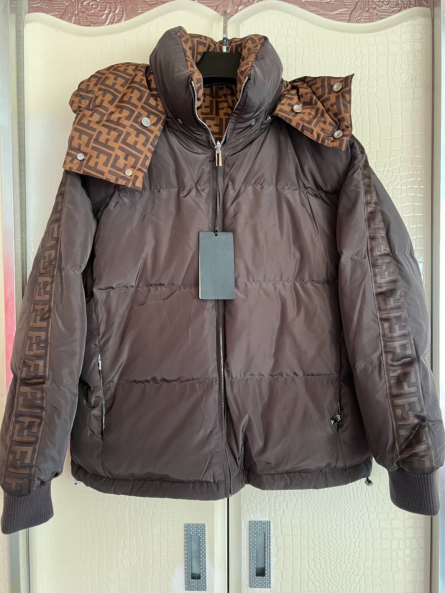 Fendi FENDI LOR FF Reversible Down Jacket Size S / US 4 / IT 40 - 3 Thumbnail