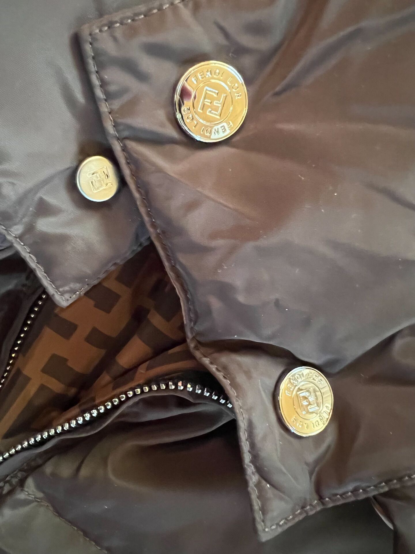Fendi FENDI LOR FF Reversible Down Jacket Size S / US 4 / IT 40 - 7 Thumbnail