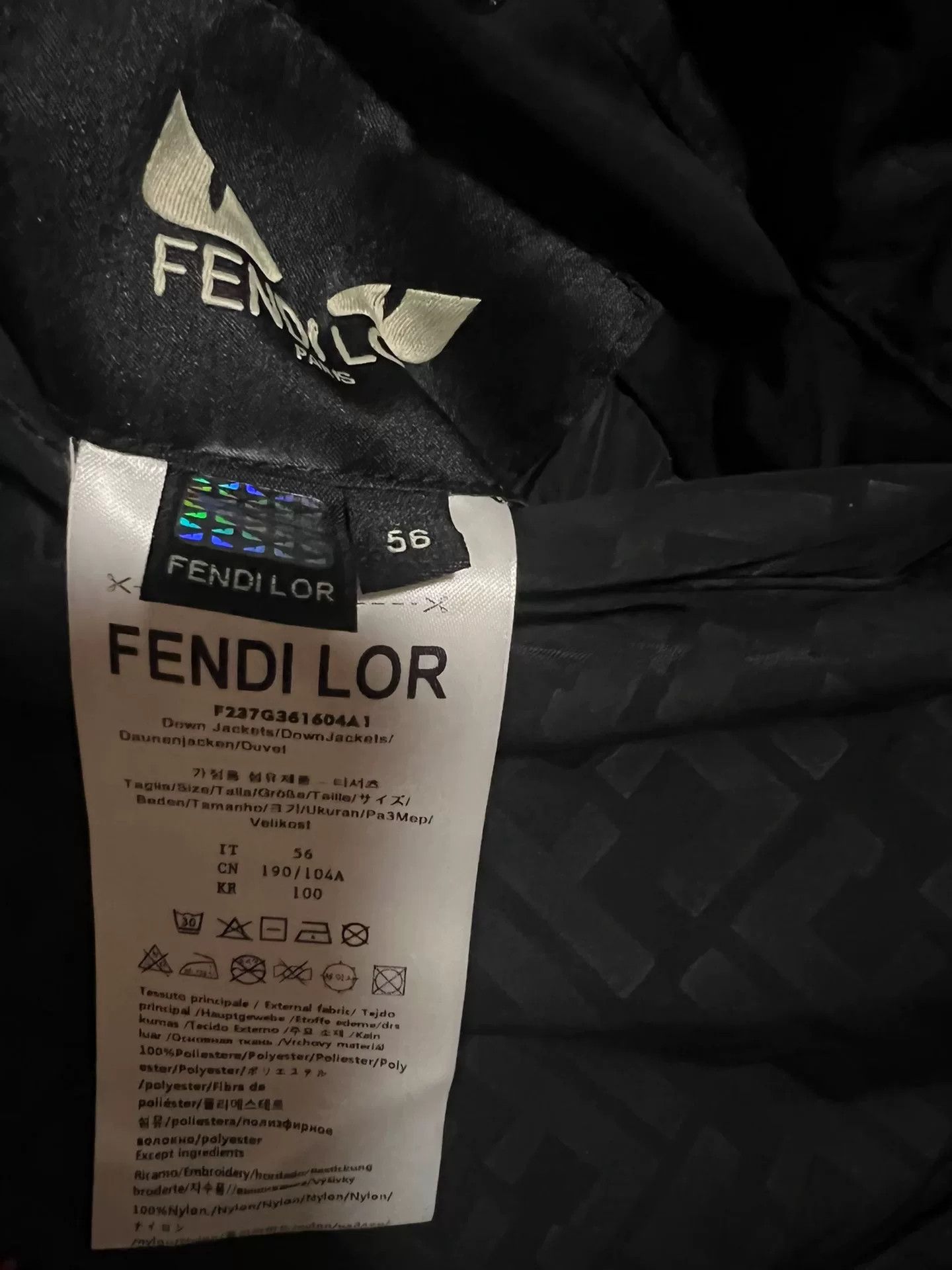 Fendi FENDI FF Reversible Men's Down Jacket Size US XL / EU 56 / 4 - 5 Thumbnail