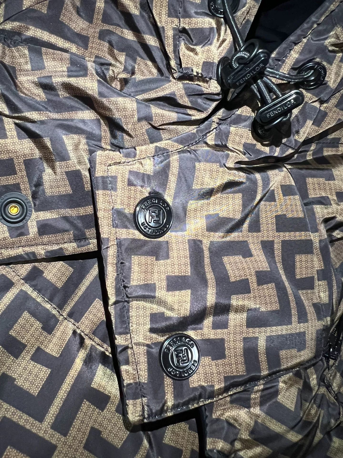 Fendi FENDI FF Reversible Men's Down Jacket Size US XL / EU 56 / 4 - 7 Thumbnail