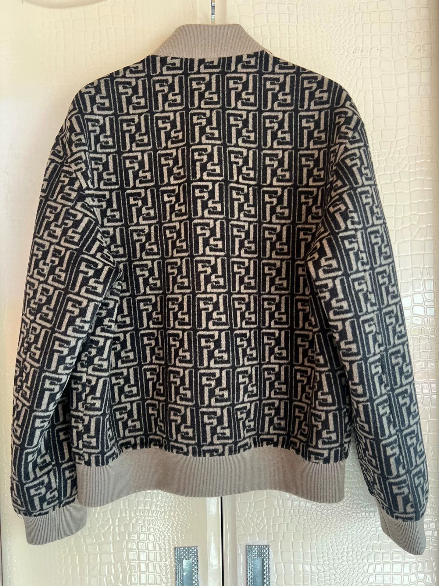 Fendi FENDI LOR FF Logo Wool Coat Size US M / EU 48-50 / 2 - 3 Thumbnail