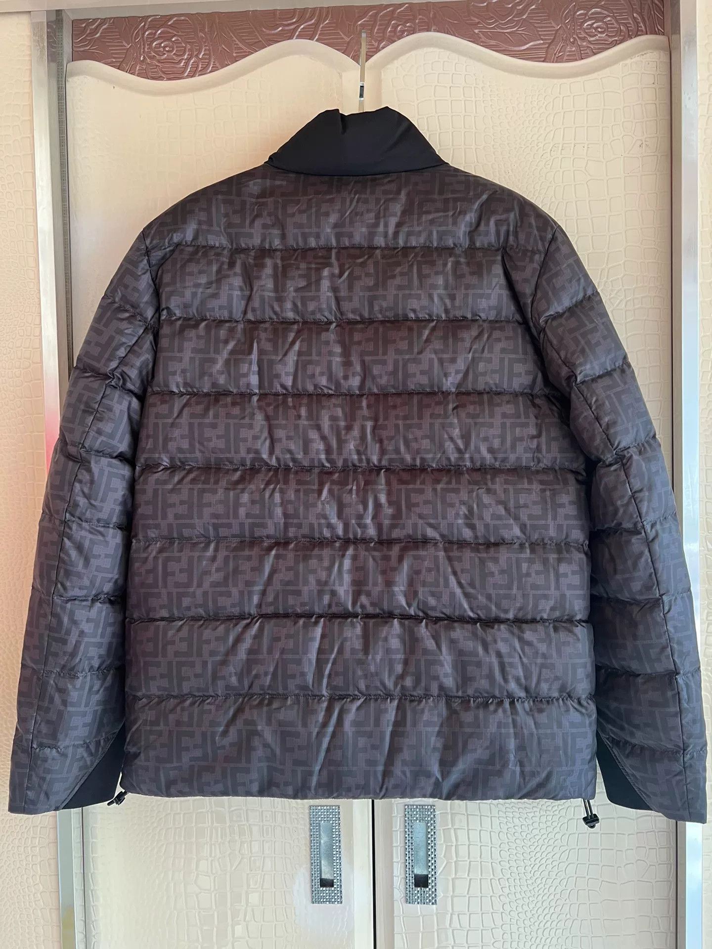 Fendi Fendi LOR FF Logo Men's Down Jacket Size US M / EU 48-50 / 2 - 2 Thumbnail