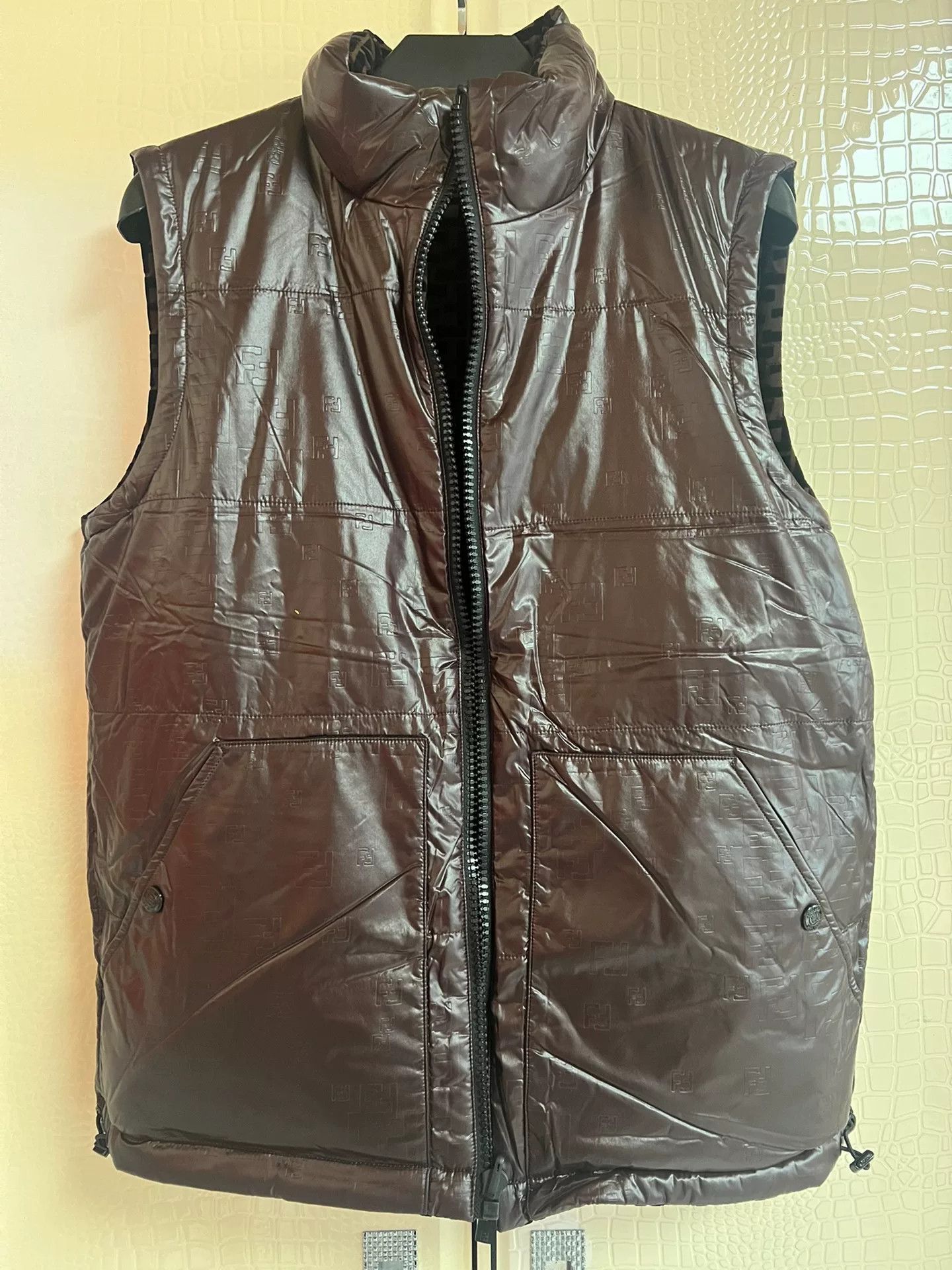 Fendi FENDI LOR Reversible FF Logo Down Vest Size US M / EU 48-50 / 2 - 5 Thumbnail
