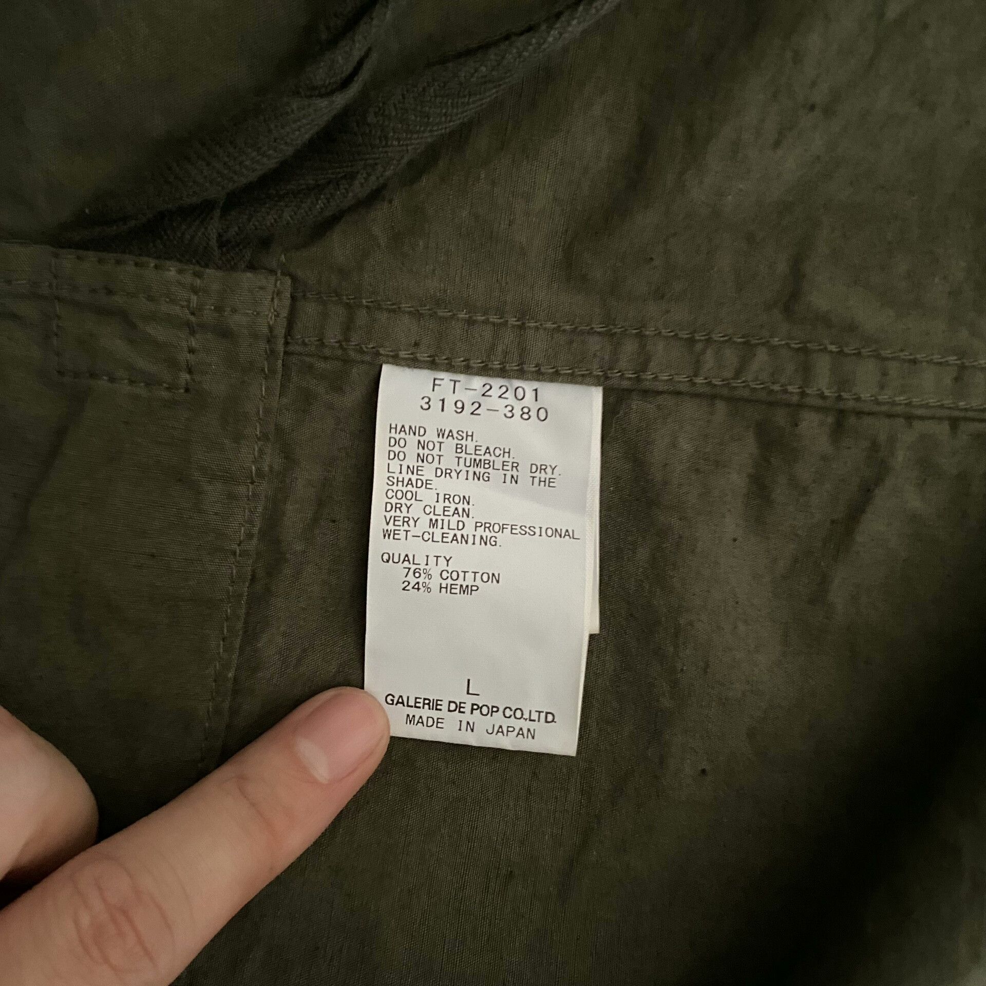 Sage De Cret Sage De Cret Military Green Jacket Size US L / EU 52-54 / 3 - 8 Thumbnail