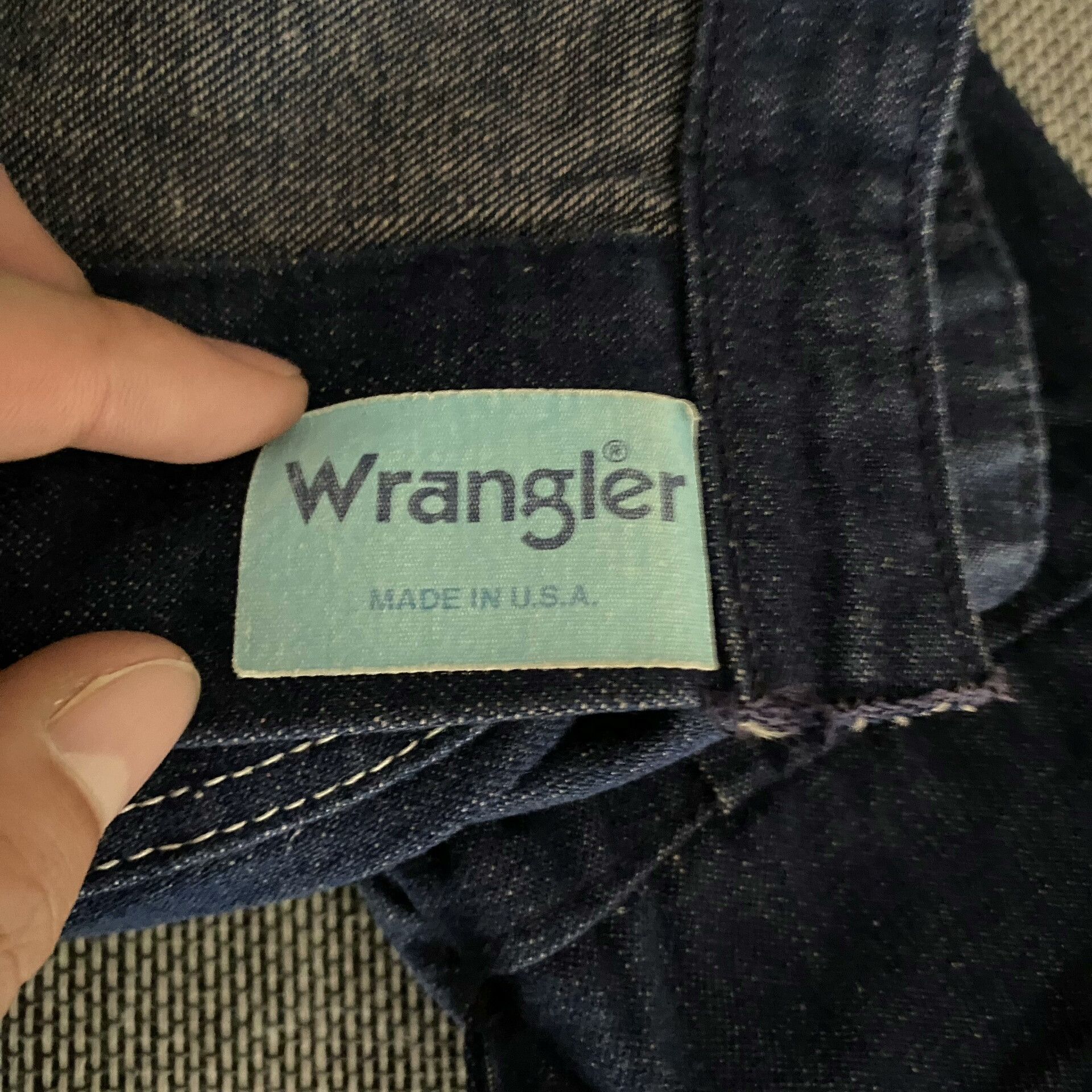 Wrangler Wrangler Denim Four-Pocket Work Jacket Size US XS / EU 42 / 0 - 8 Thumbnail