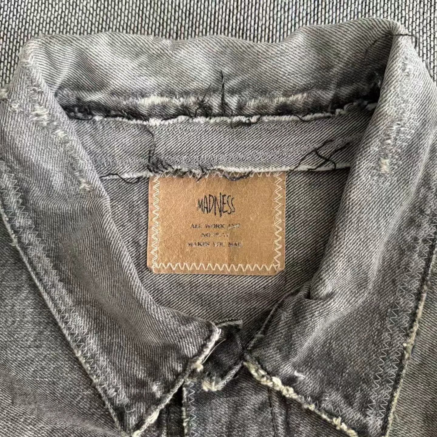 Madness Madness 23AW Denim Jacket Size US XL / EU 56 / 4 - 4 Thumbnail