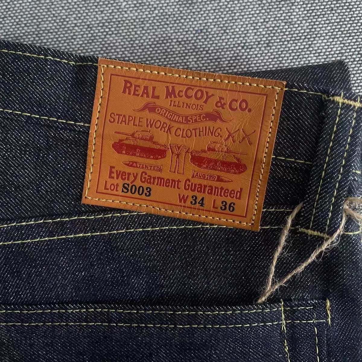 The Real McCoy's The Real McCoy S003 Jeans Size US 34 / EU 50 - 4 Thumbnail