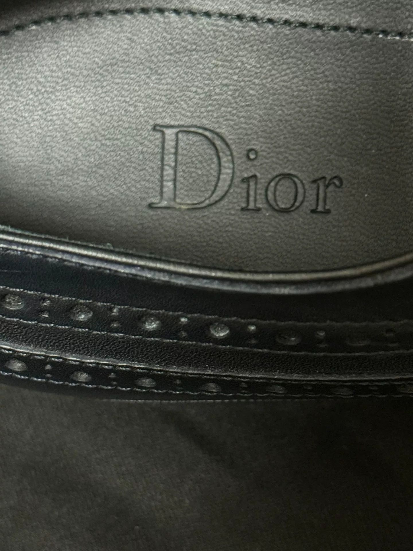 Dior Diorhomme Men's Double Buckle Leather Shoes Size US 6 / EU 39 - 4 Thumbnail