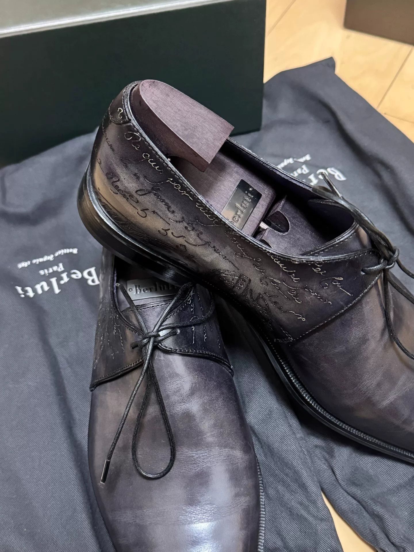 Berluti Berluti Men's Burnished Leather Shoes Size US 6.5 / EU 39-40 - 5 Thumbnail