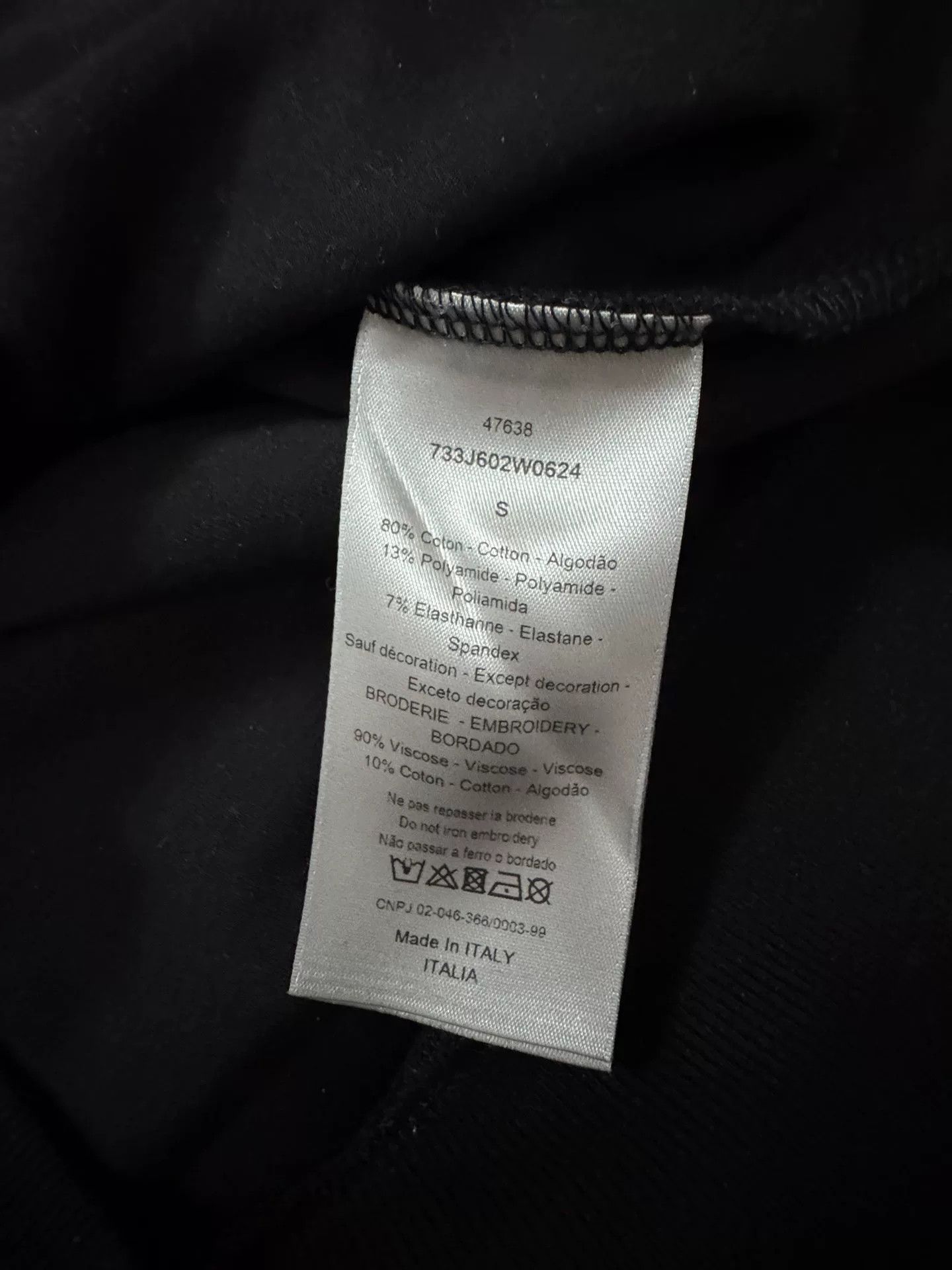 Dior Diorhomme Black Pullover Hoodie Size US S / EU 44-46 / 1 - 3 Thumbnail