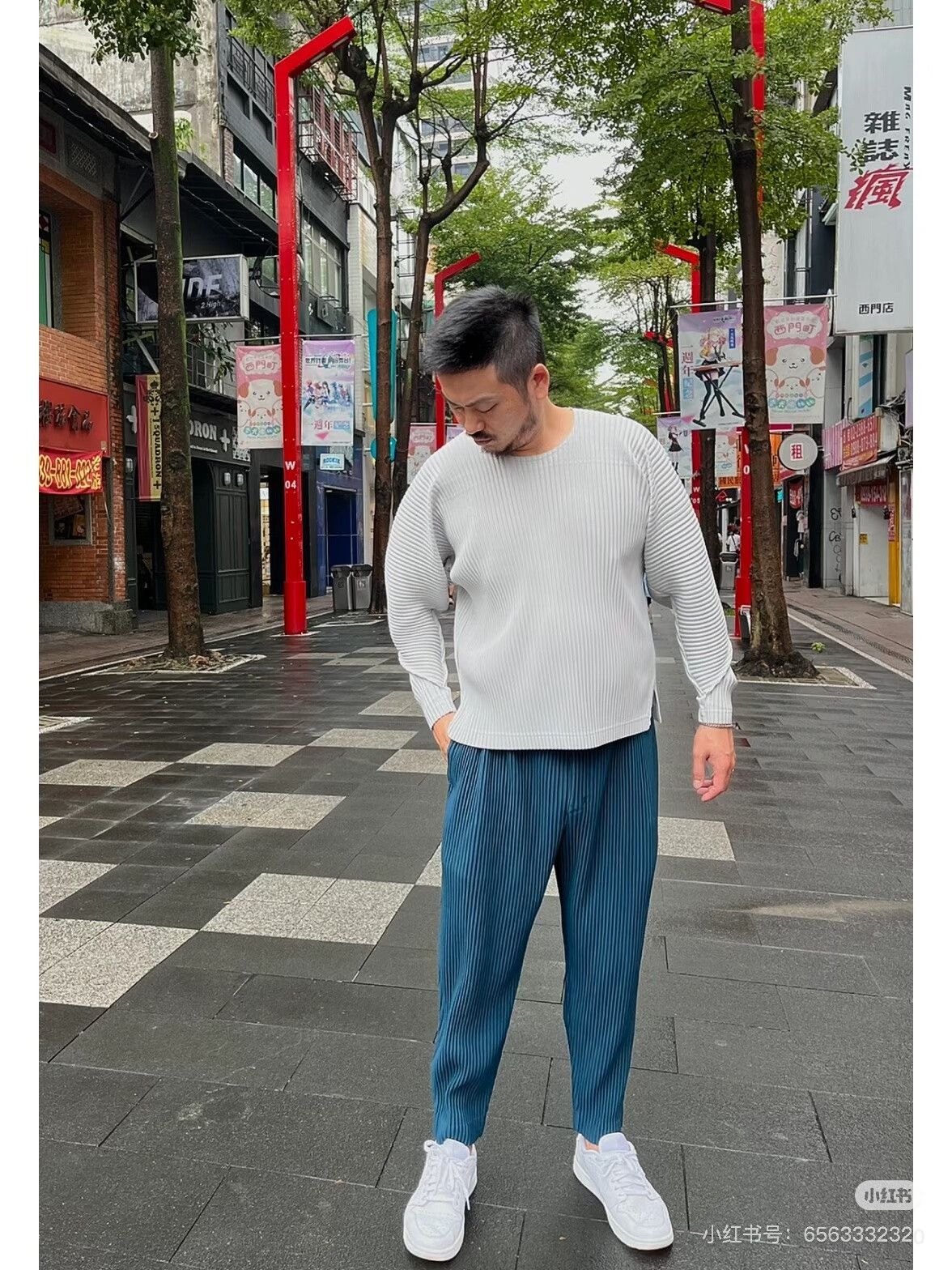 Homme Plisse Issey Miyake Issey Miyake Homme Plisse HP Long Sleeve T-shirt Size US M / EU 48-50 / 2 - 8 Thumbnail