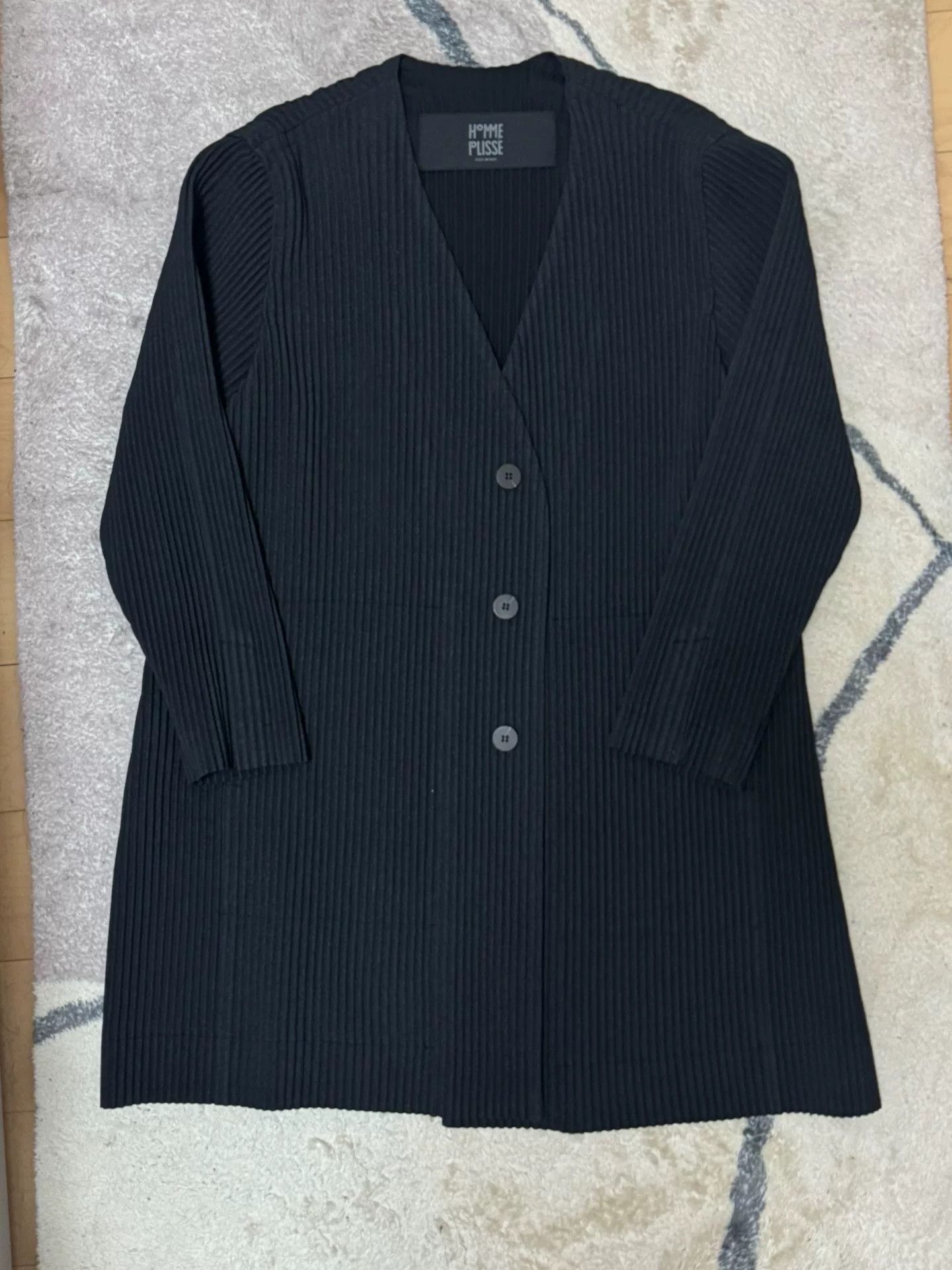 Homme Plisse Issey Miyake Issey Miyake Homme Plisse Long Coat Size US S / EU 44-46 / 1 - 6 Thumbnail