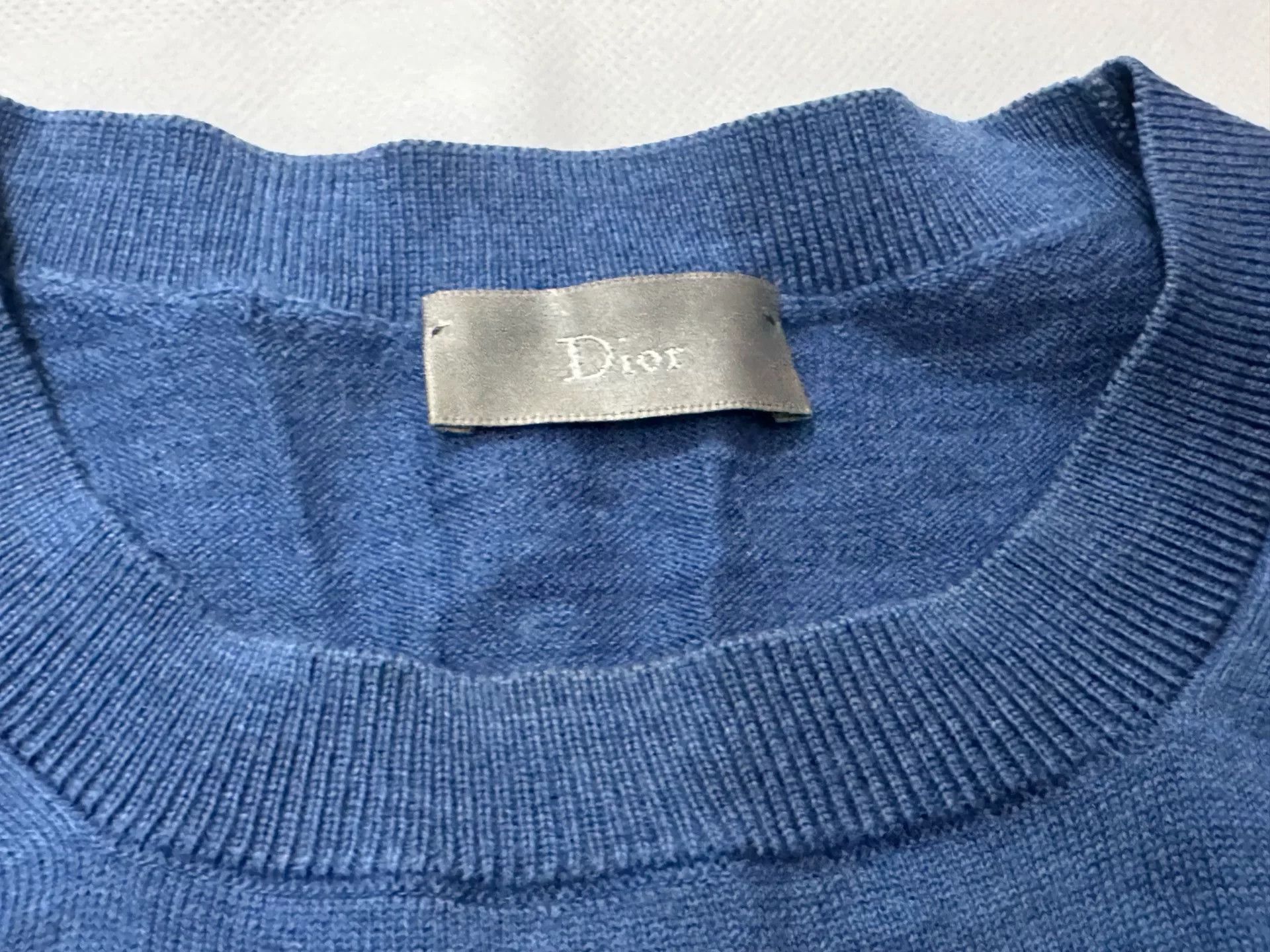 Dior Diorhomme Indigo Pure Wool Sweater Size US S / EU 44-46 / 1 - 3 Thumbnail