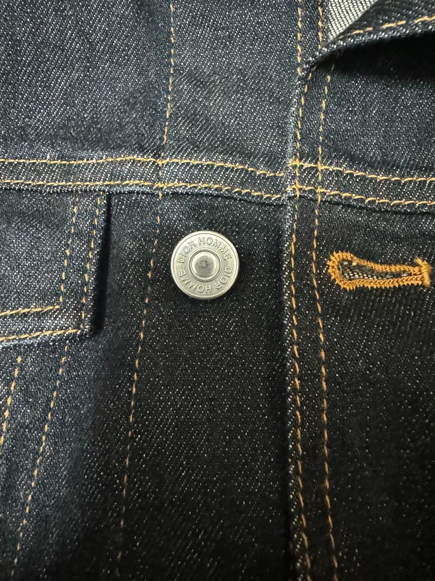 Dior Diorhomme Men's Denim Jacket Size US S / EU 44-46 / 1 - 3 Thumbnail