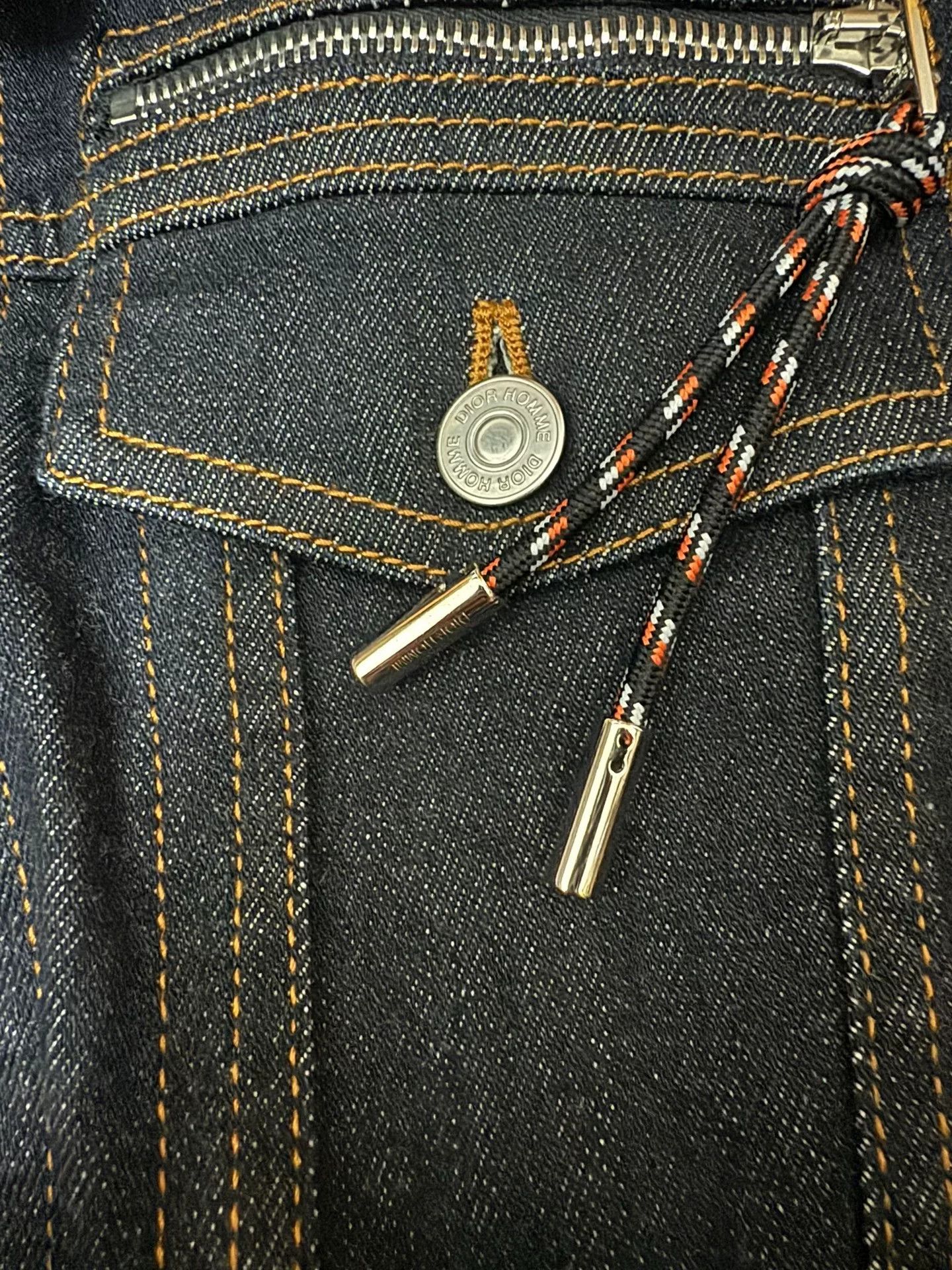 Dior Diorhomme Men's Denim Jacket Size US S / EU 44-46 / 1 - 4 Thumbnail
