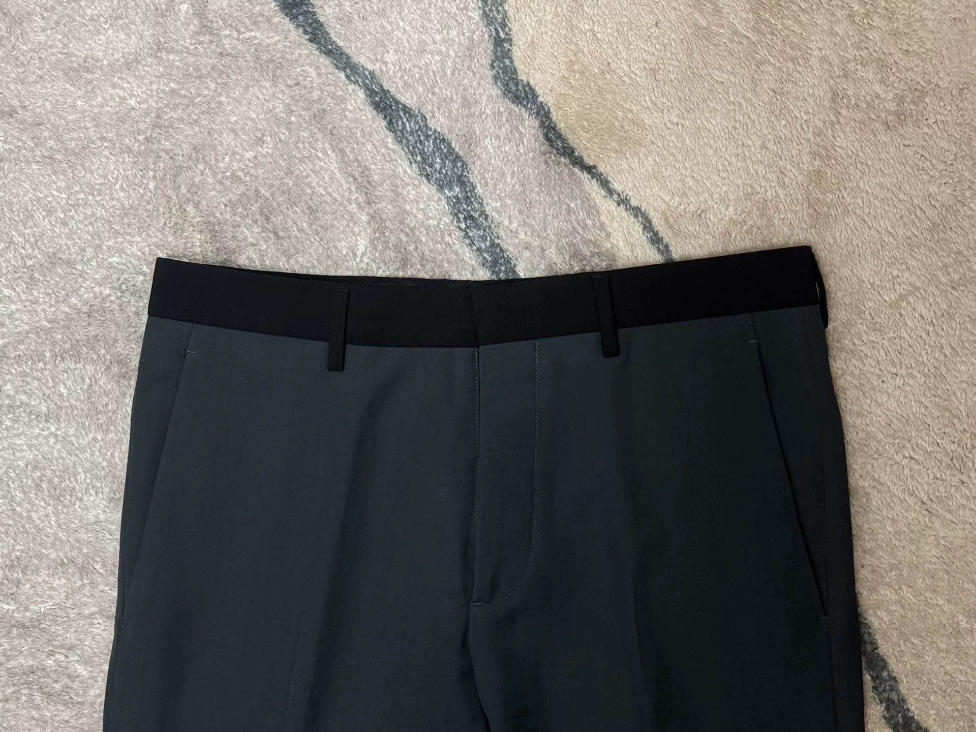 Dior Dior Homme Men's Wool Cropped Trousers Size US 28 / EU 44 - 4 Thumbnail