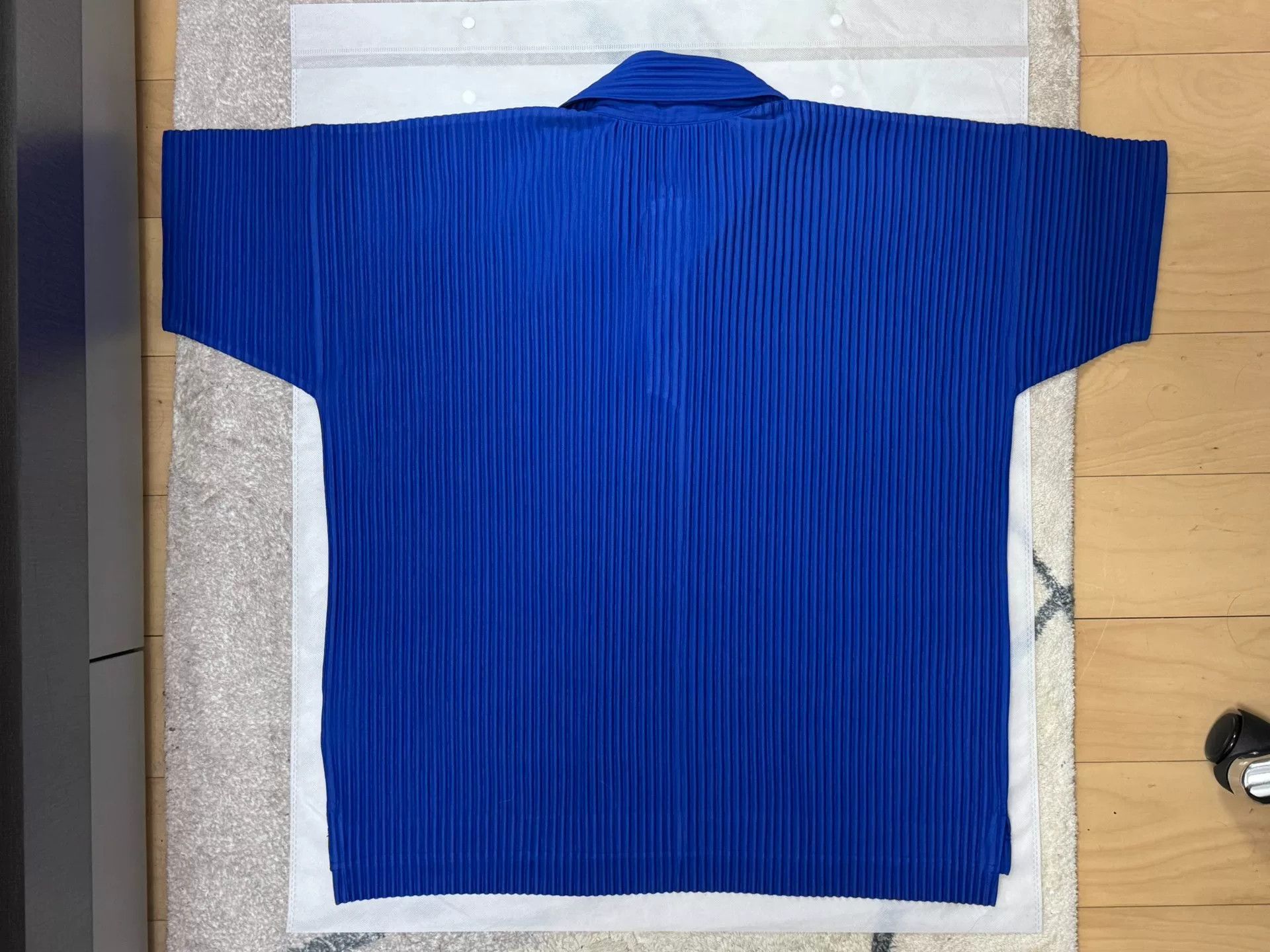 Homme Plisse Issey Miyake Issey Miyake Homme Plisse Short Sleeve Polo Size US M / EU 48-50 / 2 - 2 Thumbnail