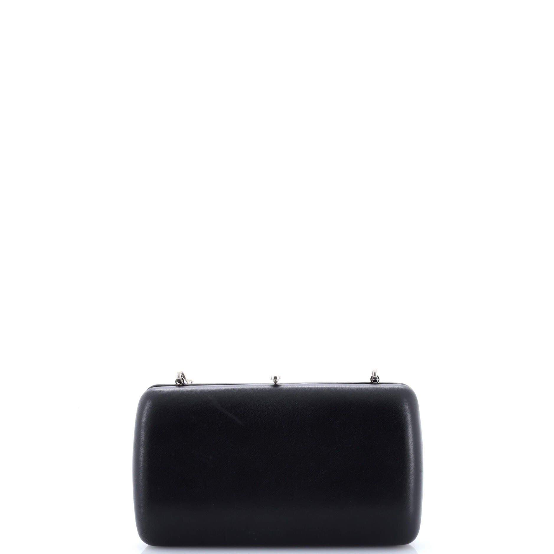 Prada Logo Convertible Chain Box Clutch Size ONE SIZE - 3 Thumbnail