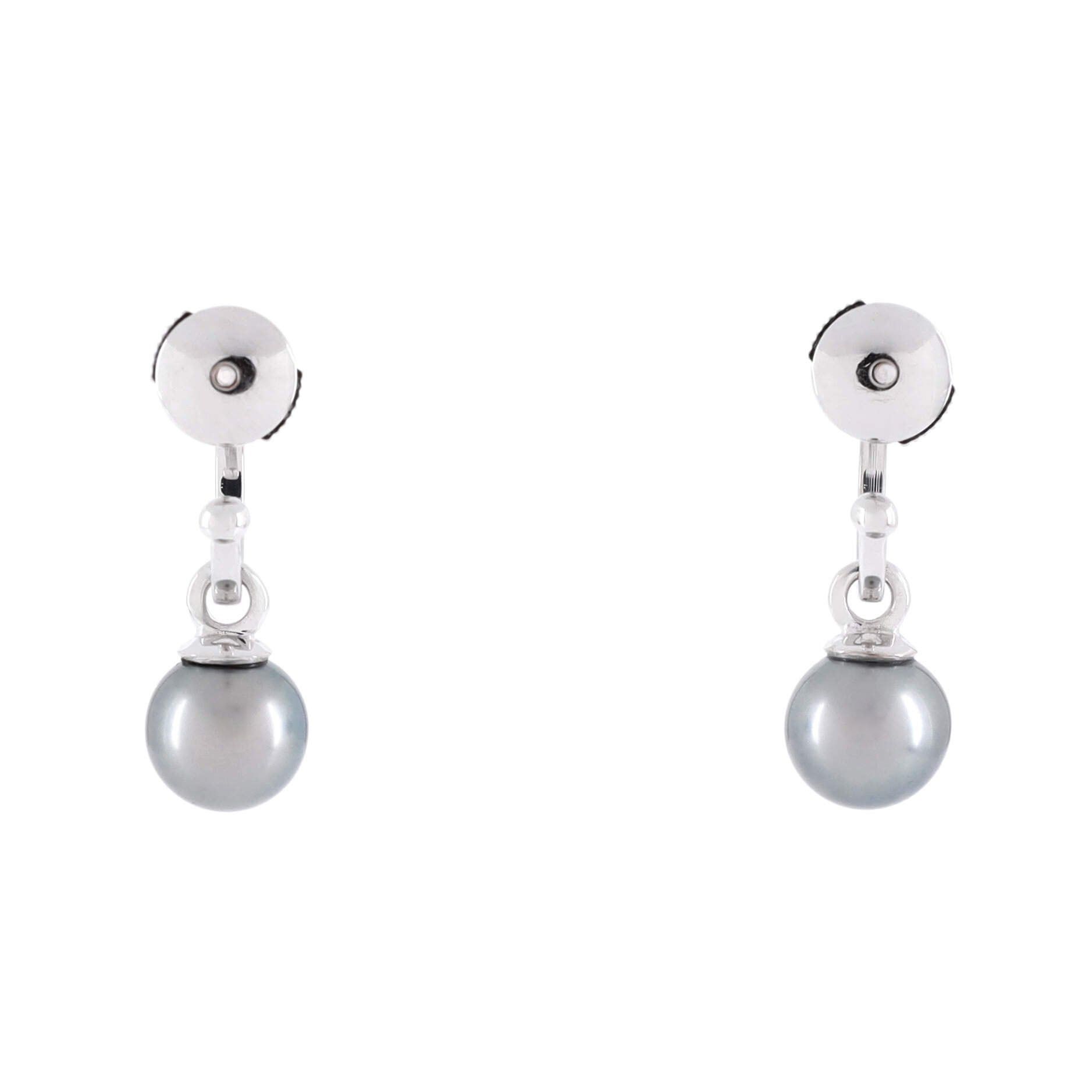Dior Drop Hoop Earrings Size ONE SIZE - 3 Thumbnail