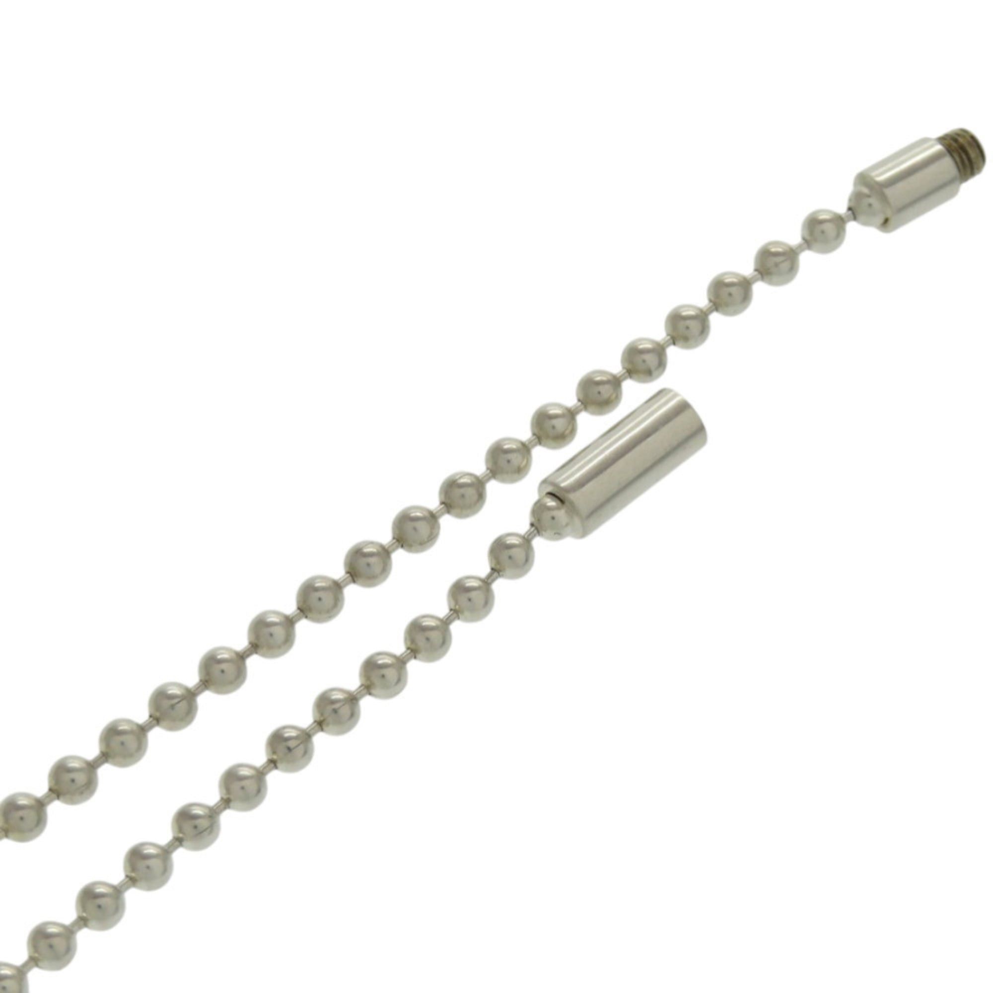 Gucci Excellent condition Gucci logo plate ball chain 1697AR sterling silver 925 choker 0768 Size ONE SIZE - 6 Thumbnail