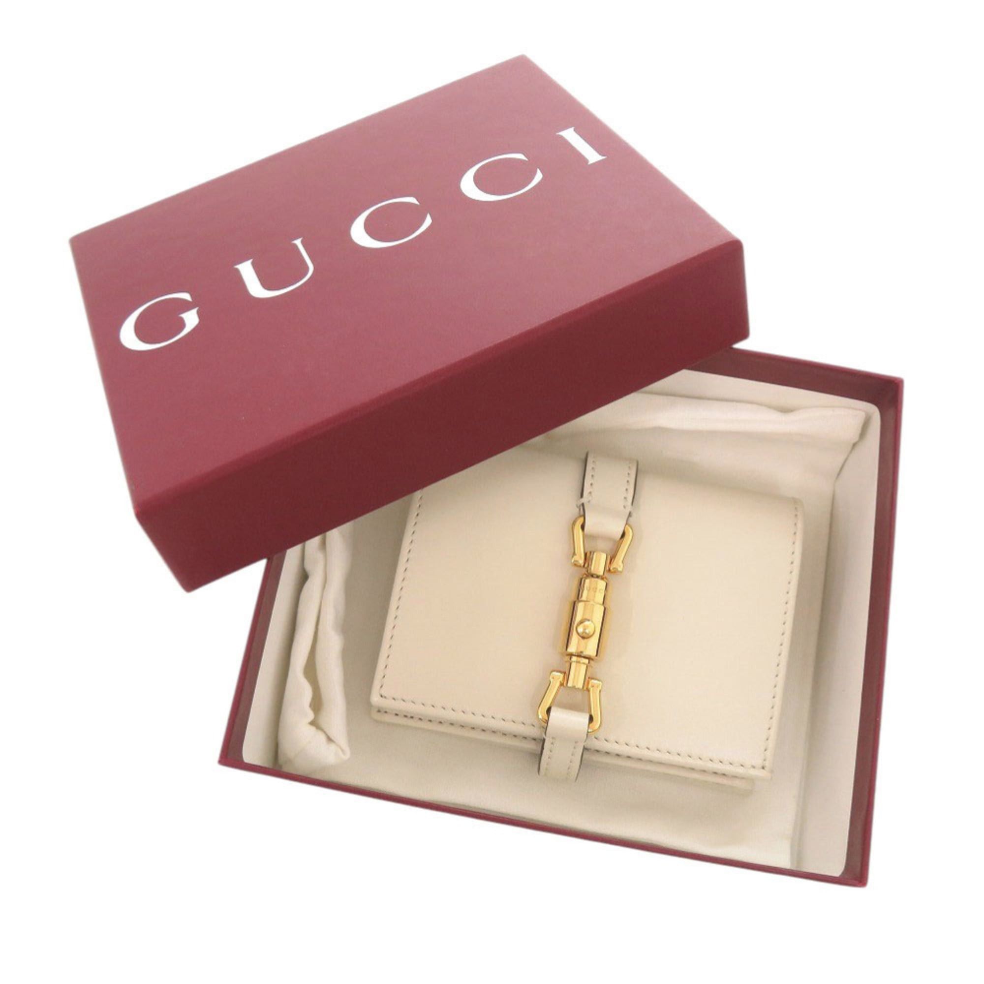 Gucci Like new Gucci Jackie 1961 645536 leather ivory bifold wallet 1093 Size ONE SIZE - 2 Thumbnail