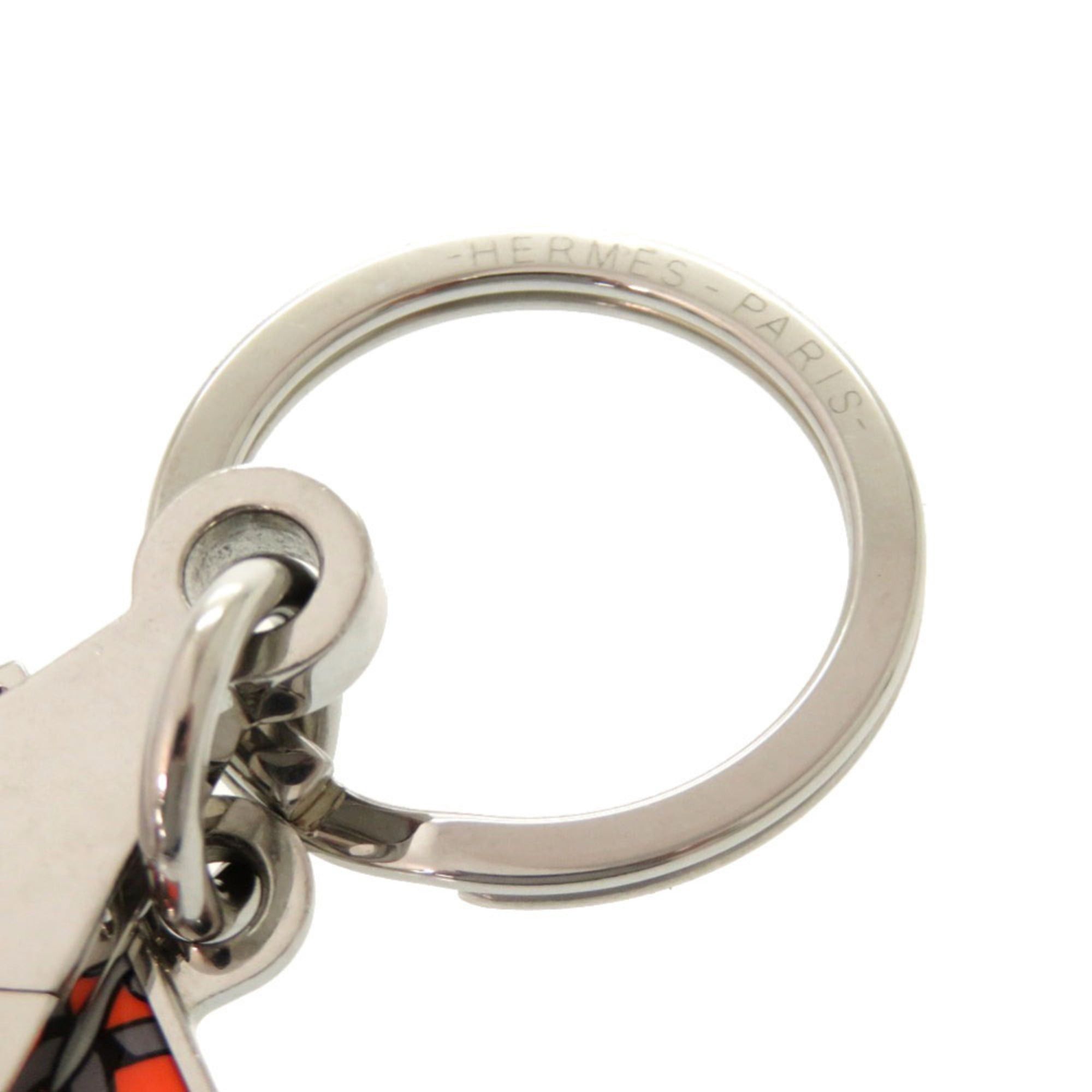 Hermes Hermes Illusion Key Ring, Orange, Holder 1051 Size ONE SIZE - 3 Thumbnail